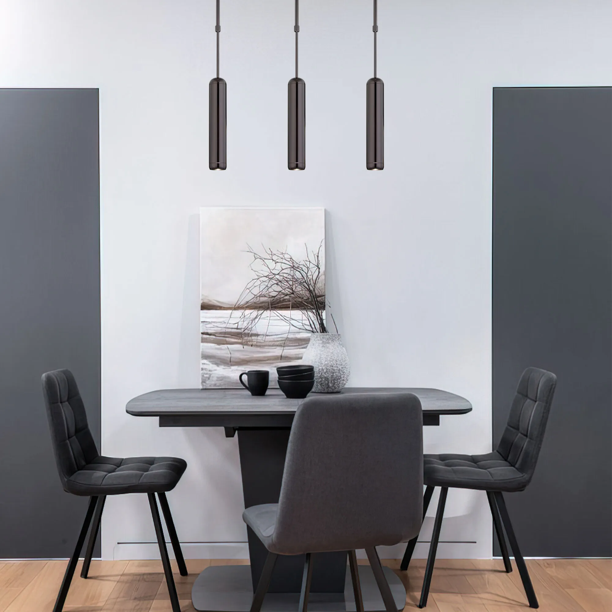 картинка Подвесной светильник 50255/1 черный жемчуг