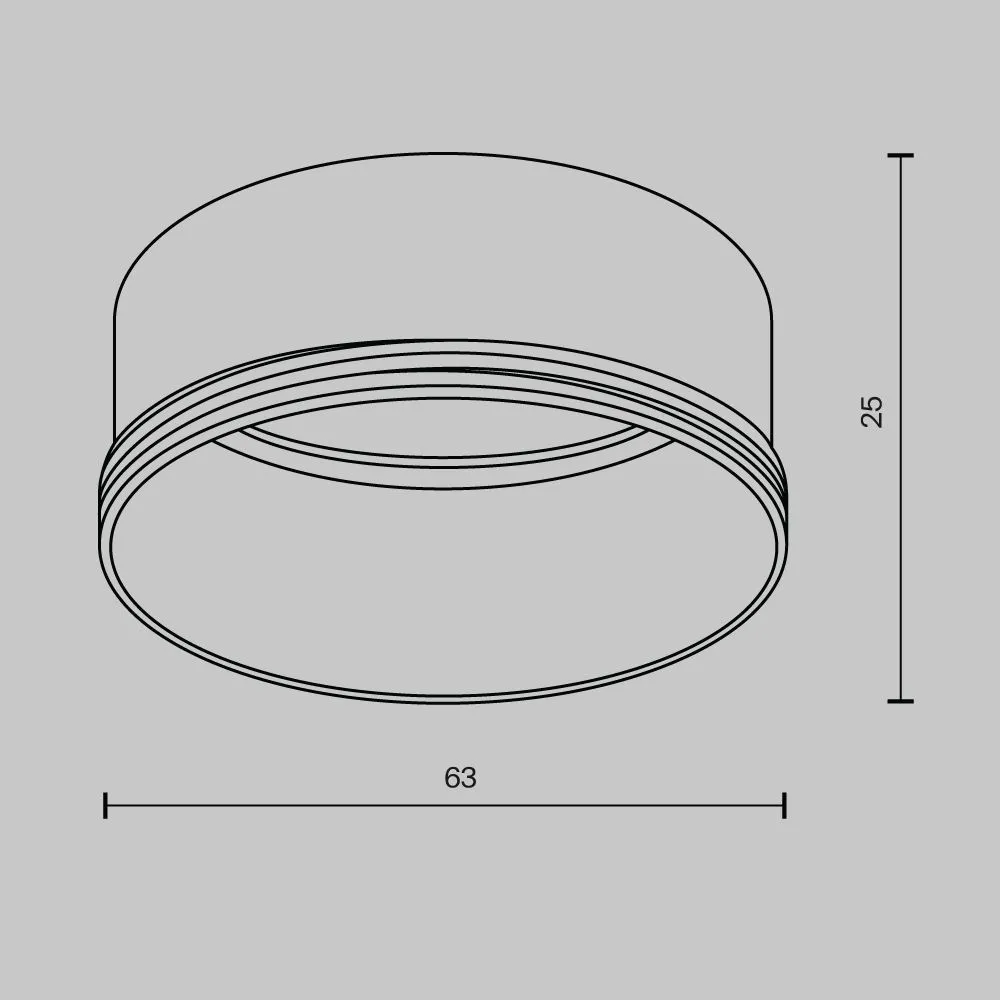 картинка Комплектующие для светильника Technical RingL-20-W