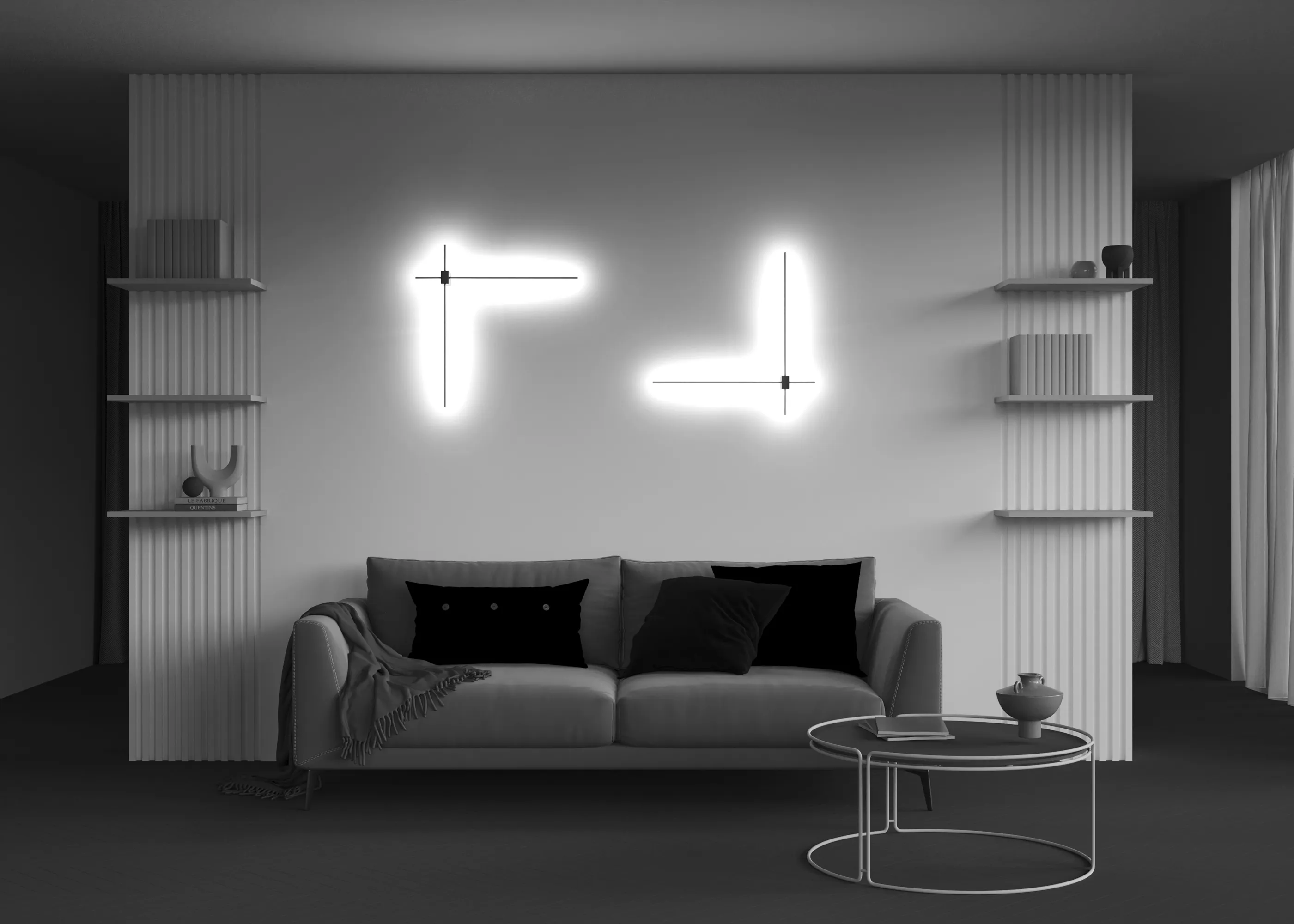 картинка Настенный светильник (бра) Technical C070WL-L12GB3K