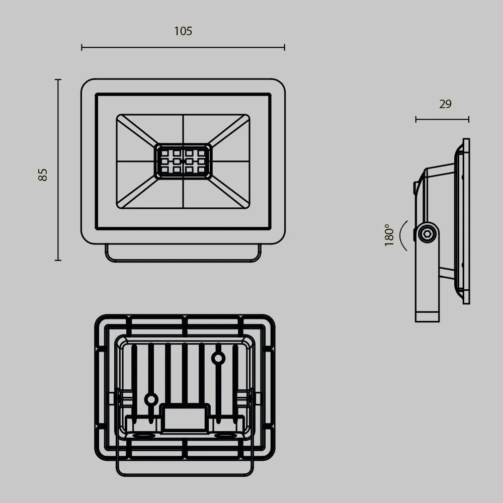 картинка Прожектор Outdoor FL001-L10B4K