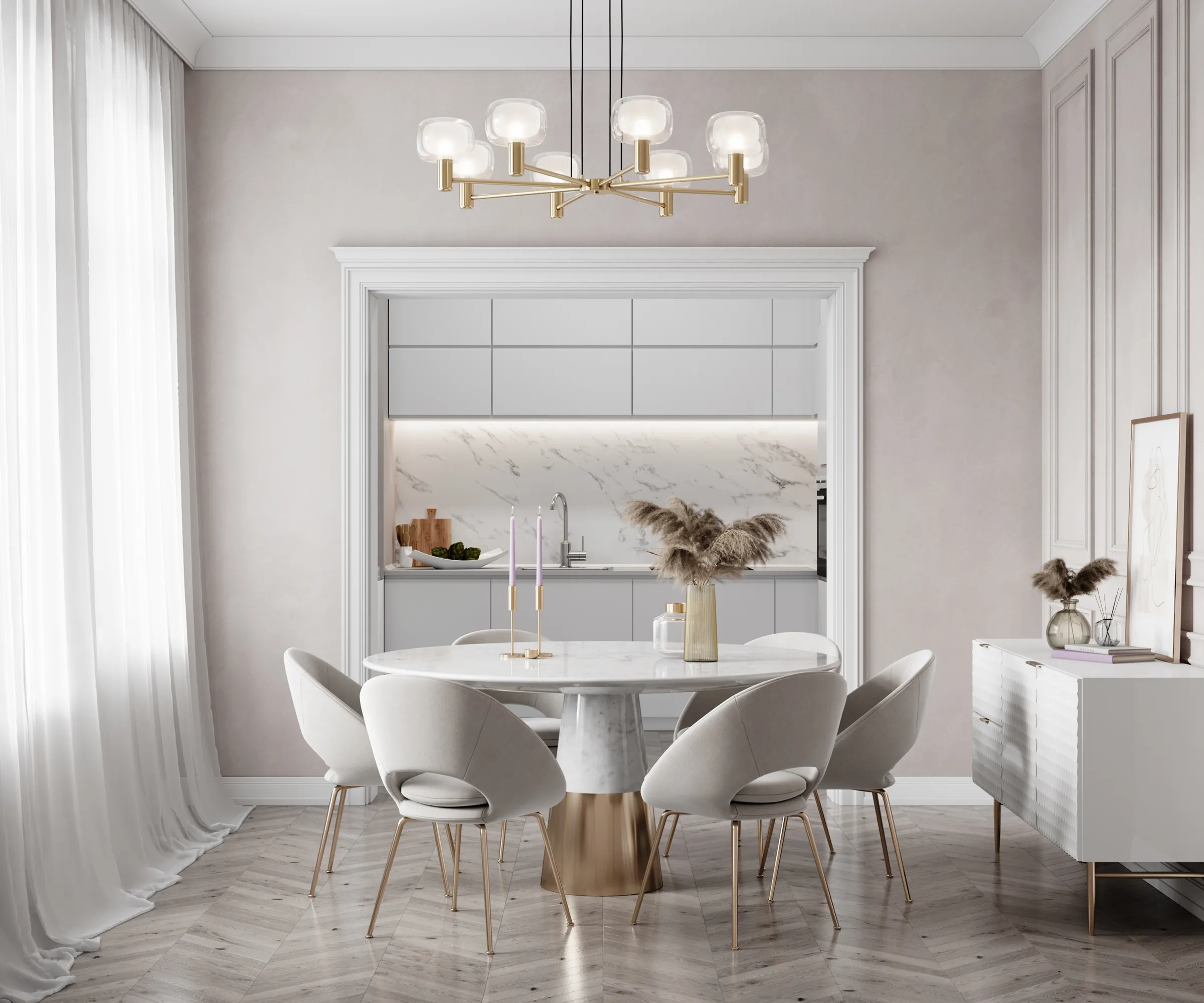 картинка Подвесной светильник Maytoni MOD411PL-08G