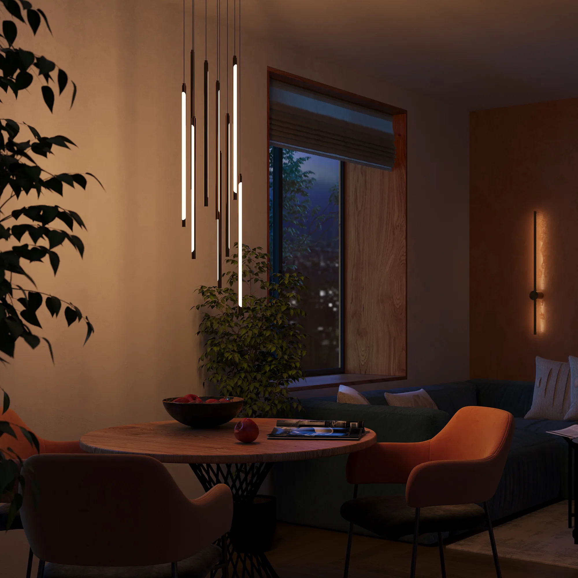 картинка Настенный светильник (бра) Maytoni MOD237WL-L11BS3K