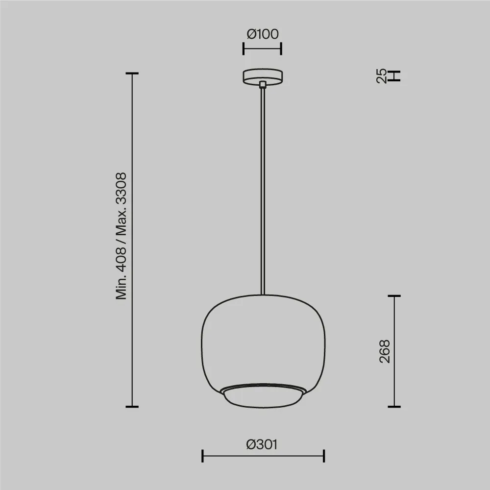 картинка Подвесной светильник Maytoni MOD466PL-L12W3K