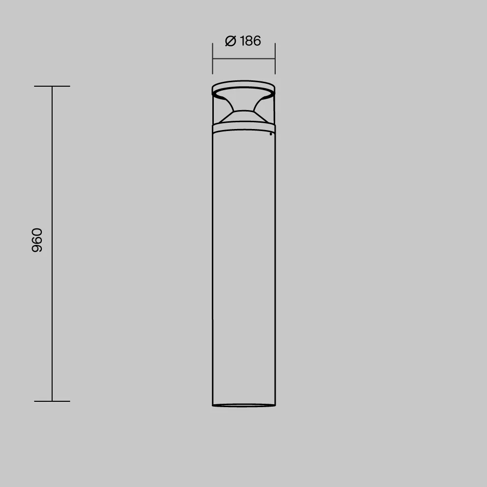 картинка Ландшафтный светильник Outdoor O496FL-L21B3K2