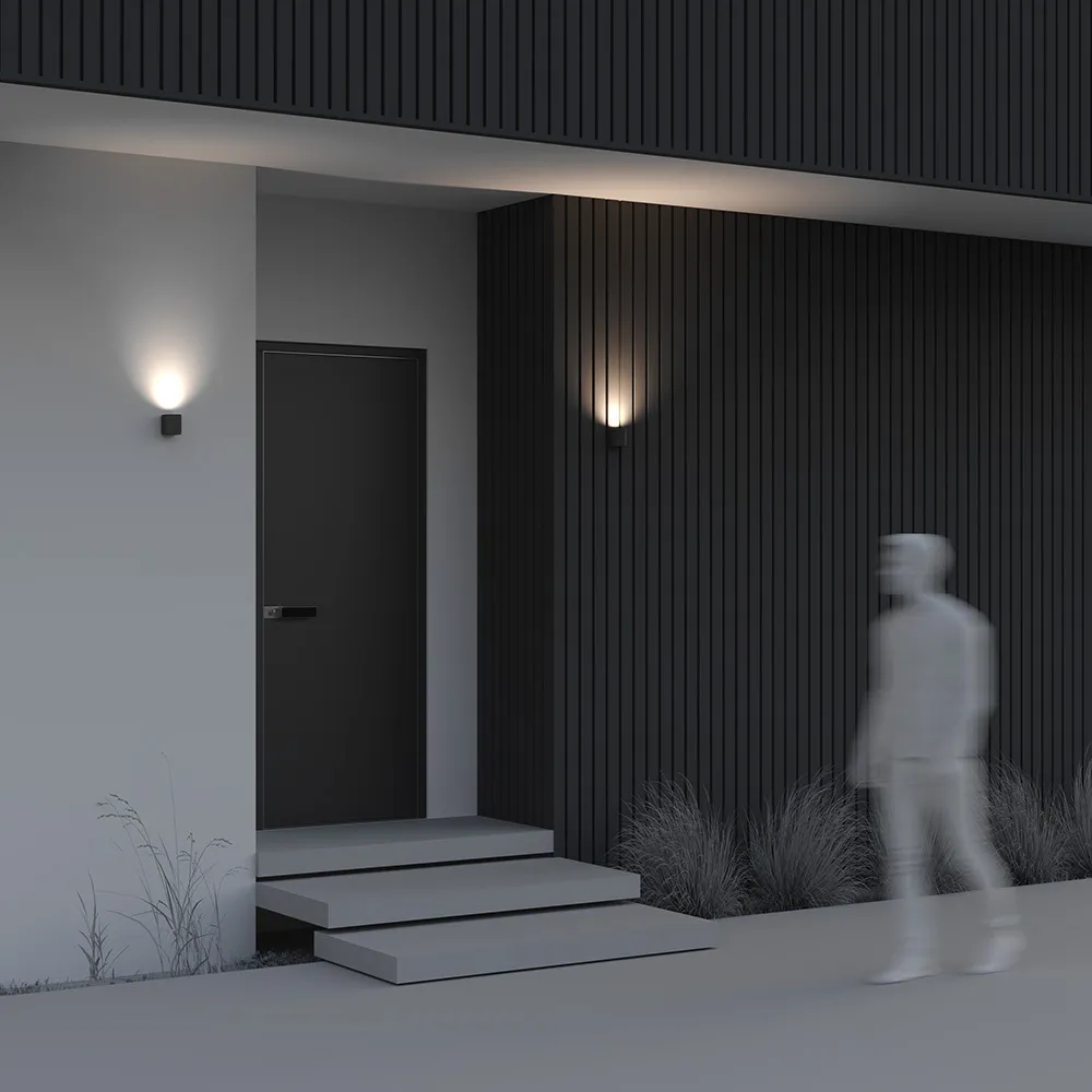 картинка Настенный светильник (бра) Outdoor O044WL-01B