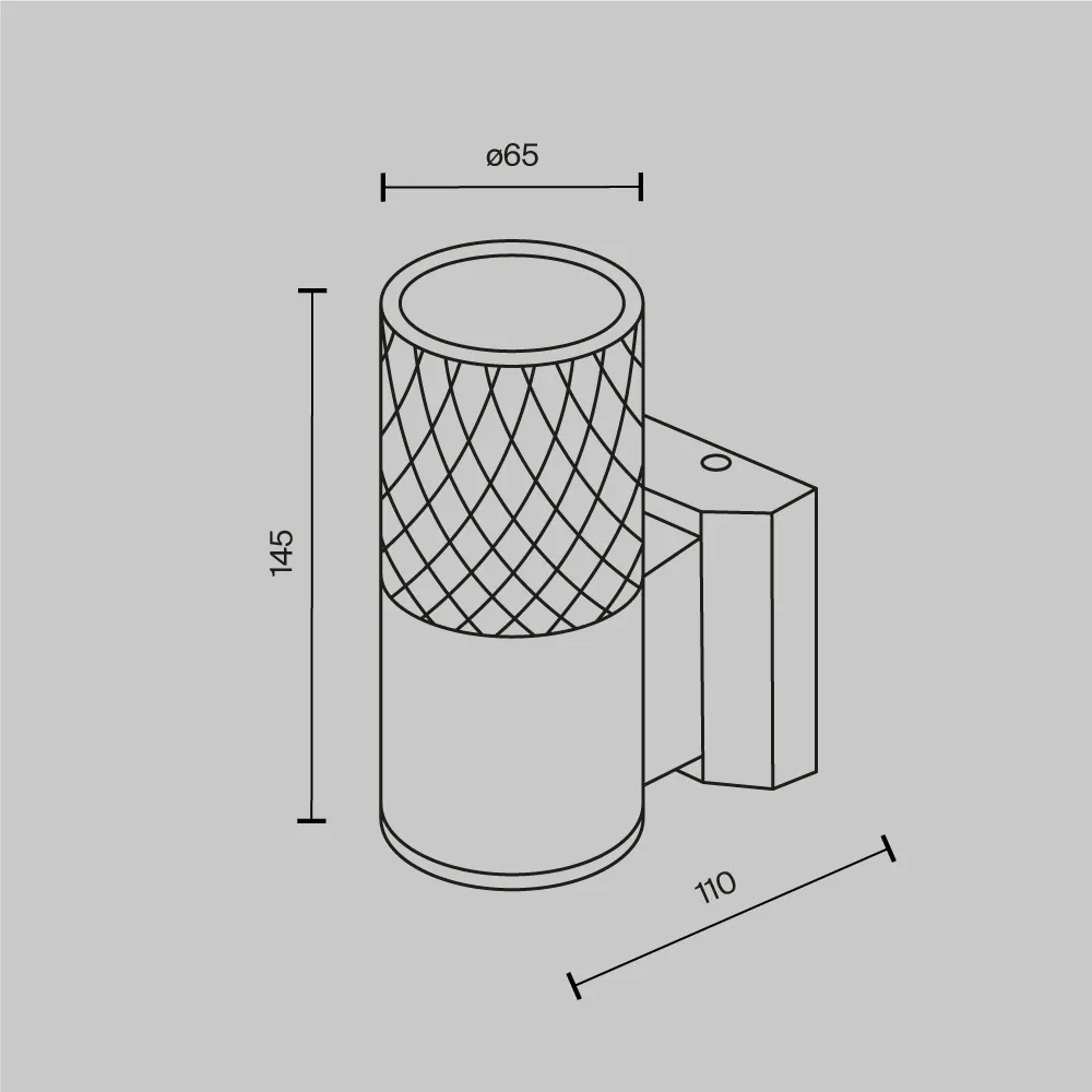 картинка Настенный светильник (бра) Outdoor O583WL-01W
