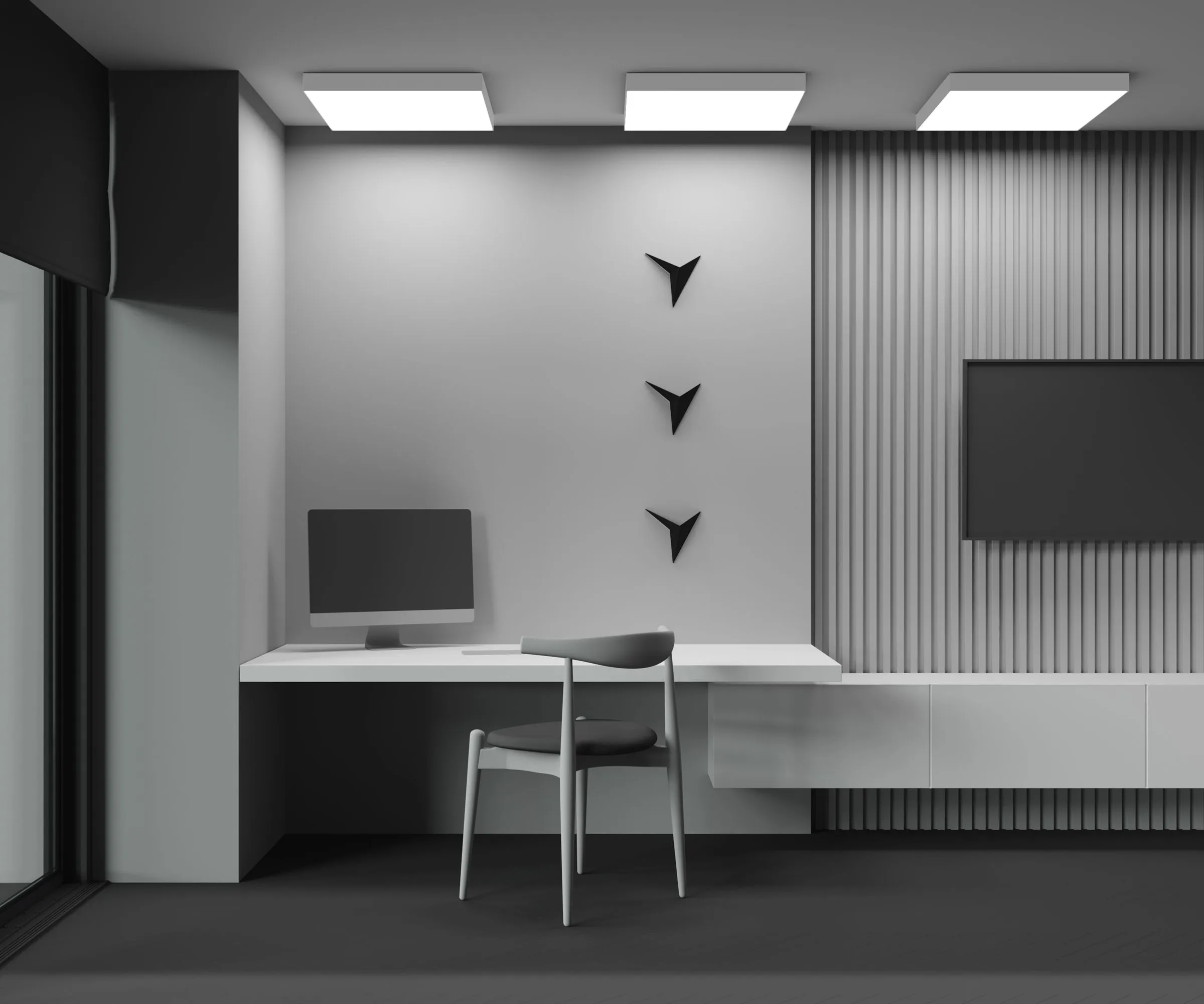картинка Потолочный светильник Technical C032CL-90W4K-SQ-W