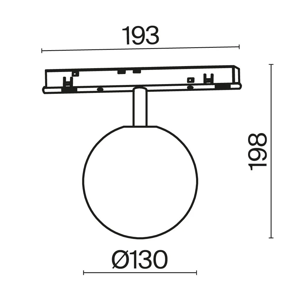 картинка Трековый светильник Technical TR038-4-5WTW-DD-B