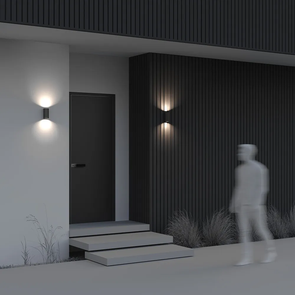 картинка Настенный светильник (бра) Outdoor O044WL-02B