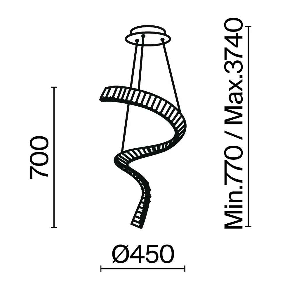 картинка Подвесной светильник Maytoni P097PL-L48BS3K