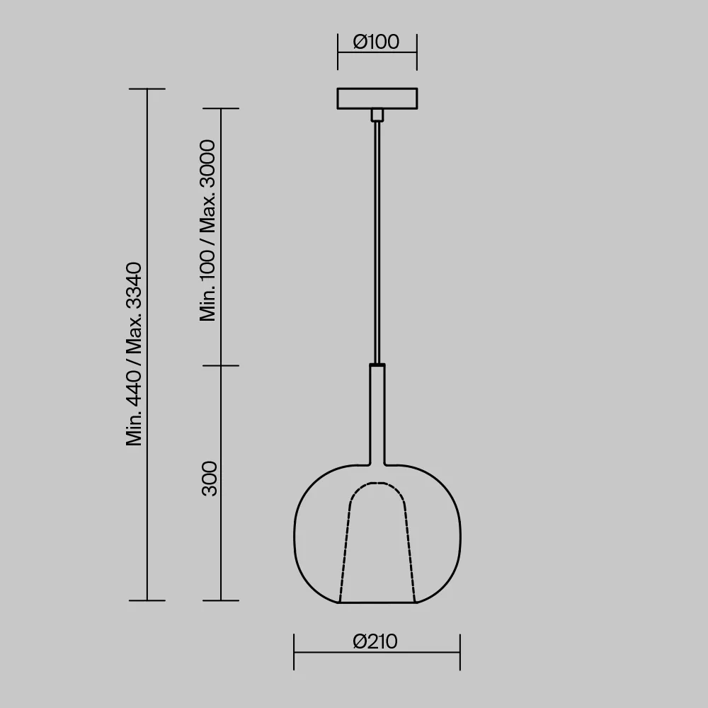 картинка Подвесной светильник Maytoni MOD271PL-01W2