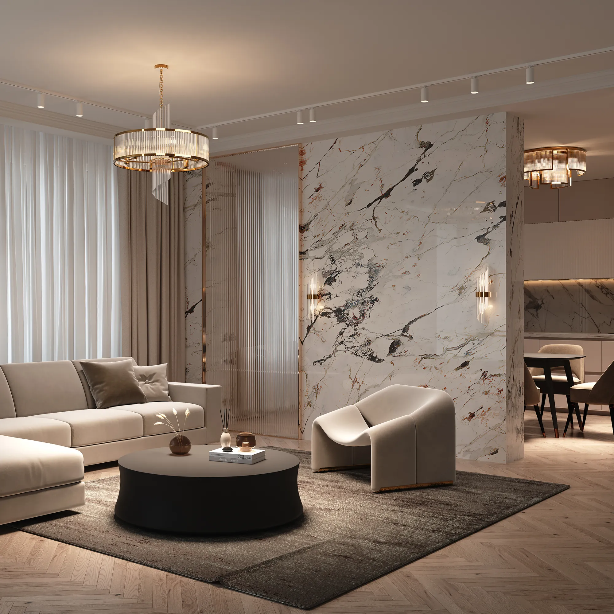 картинка Подвесной светильник Maytoni MOD174PL-06G