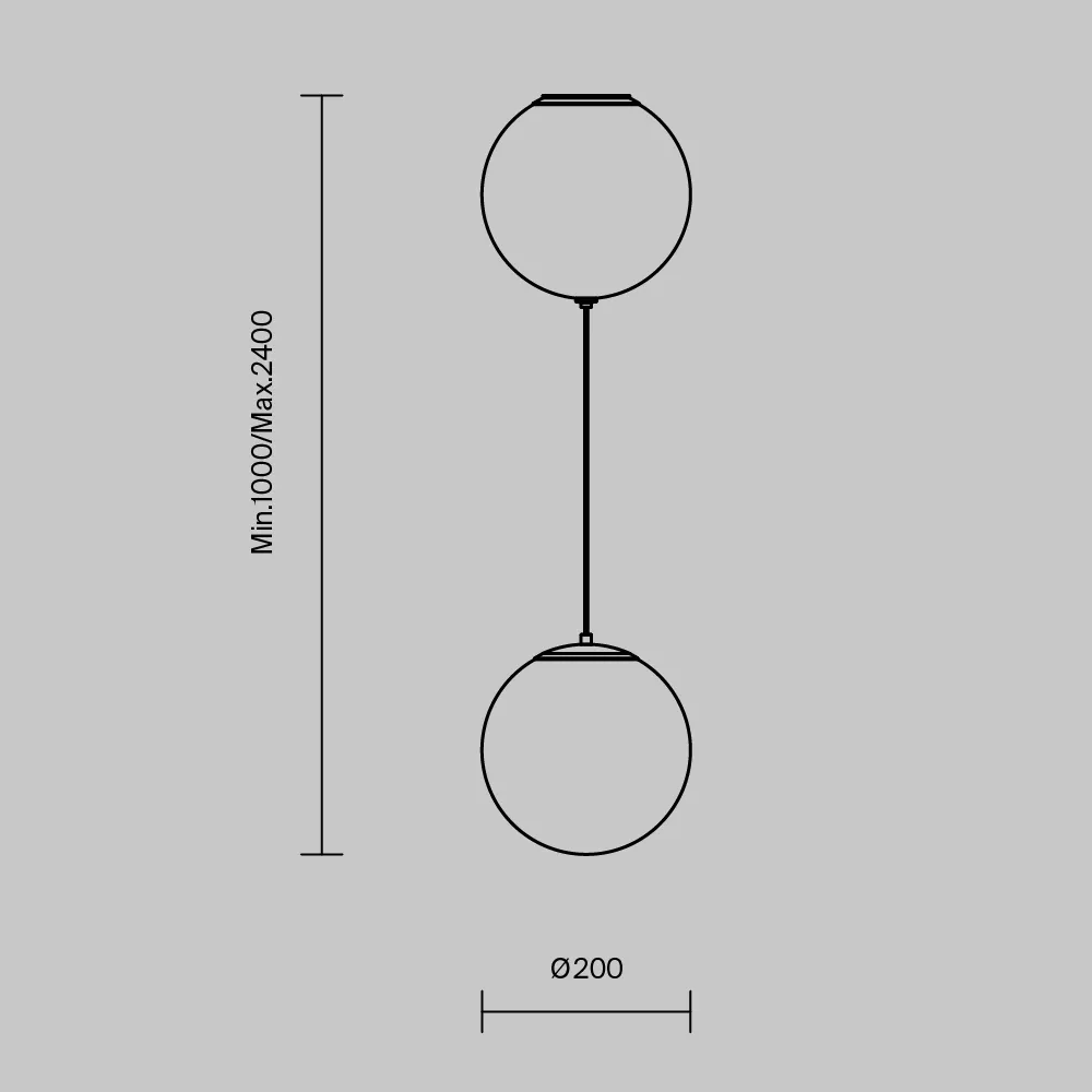 картинка Подвесной светильник Maytoni MOD427PL-L20B3K