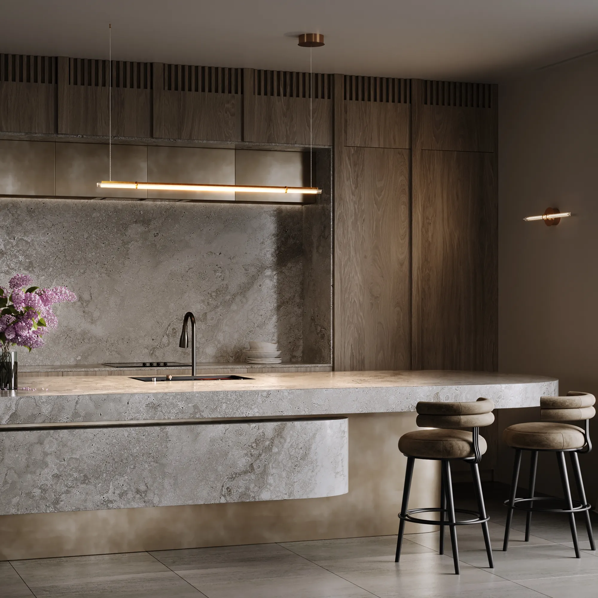 картинка Подвесной светильник Maytoni MOD340PL-L20BS3K