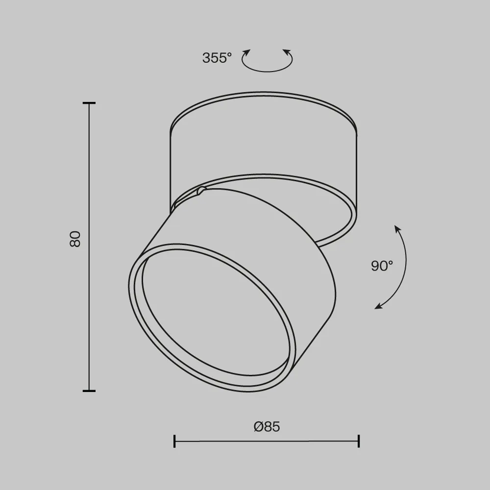 картинка Потолочный светильник Technical C024CL-L12W3K