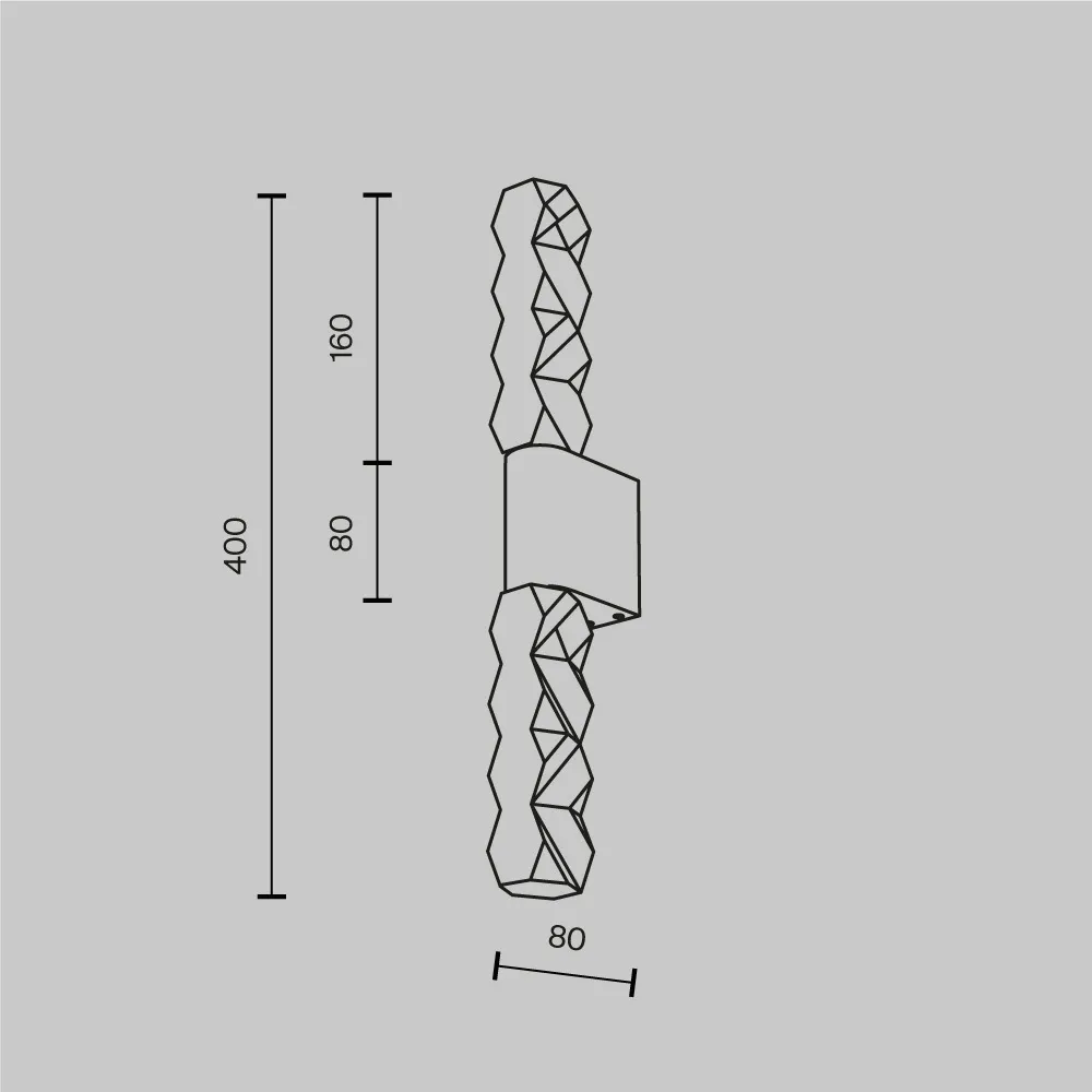 картинка Настенный светильник (бра) Maytoni MOD328WL-L5BS3K