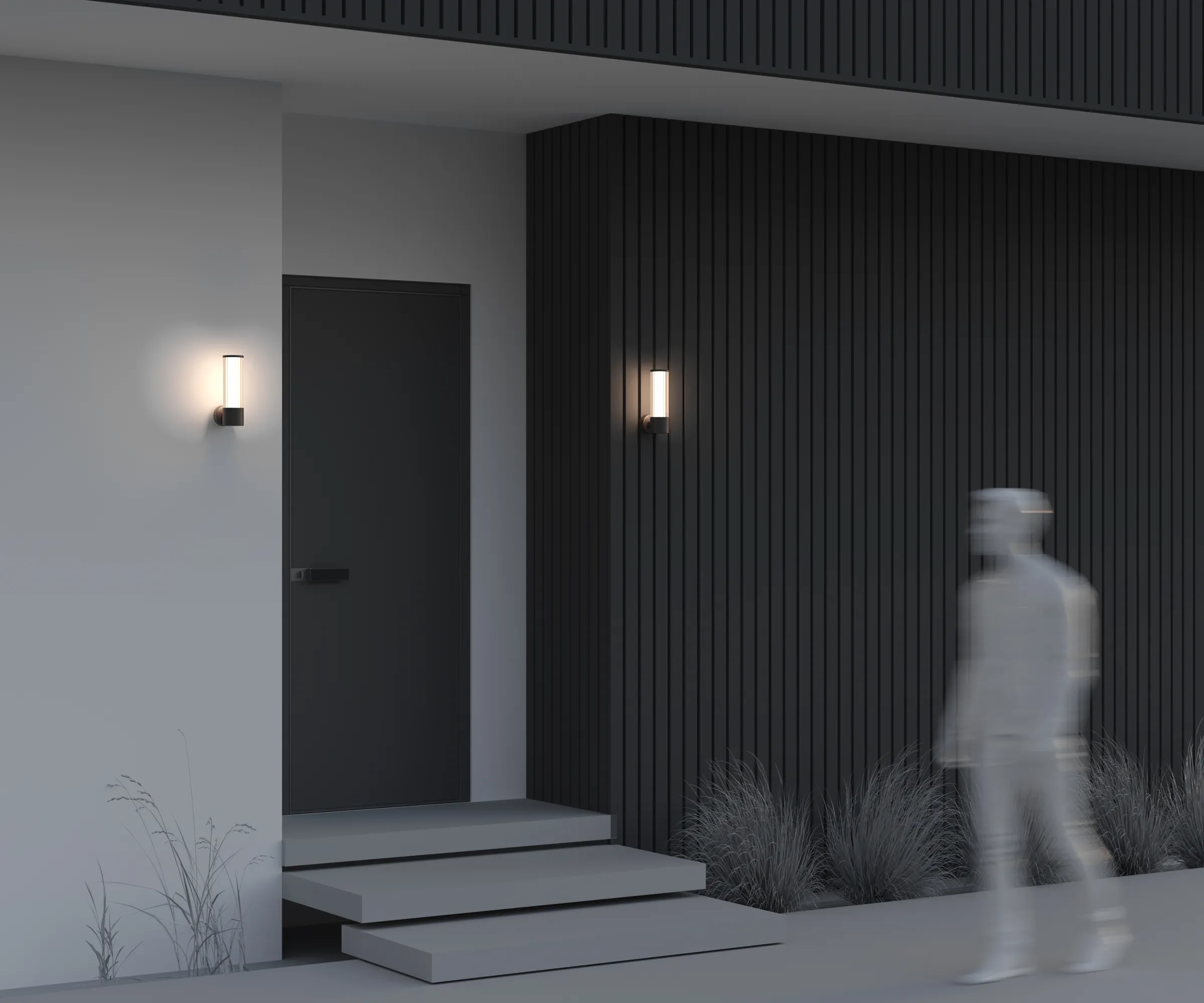 картинка Настенный светильник (бра) Outdoor O593WL-L8BR3K