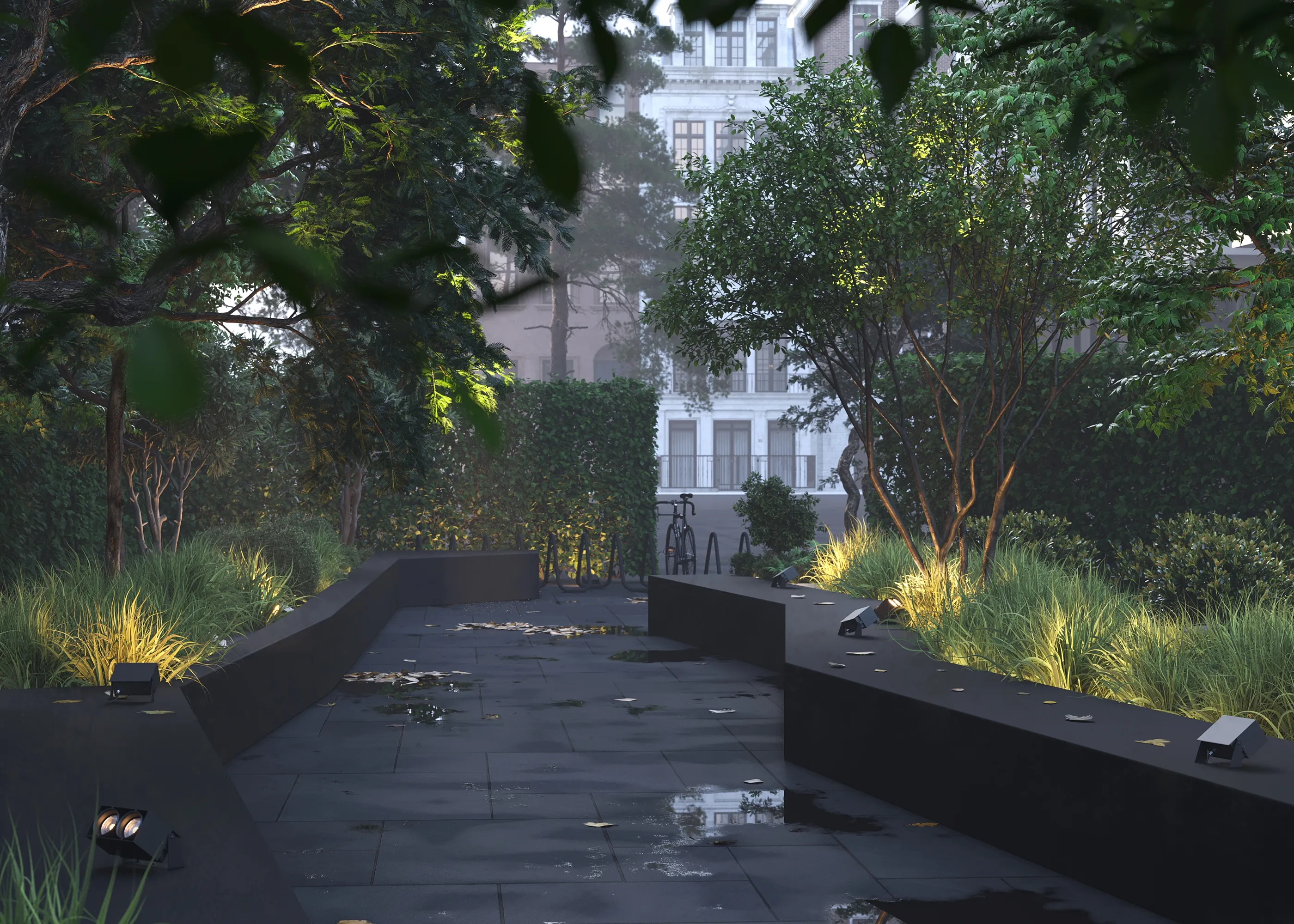 картинка Ландшафтный светильник Outdoor O486FL-L10GF3K