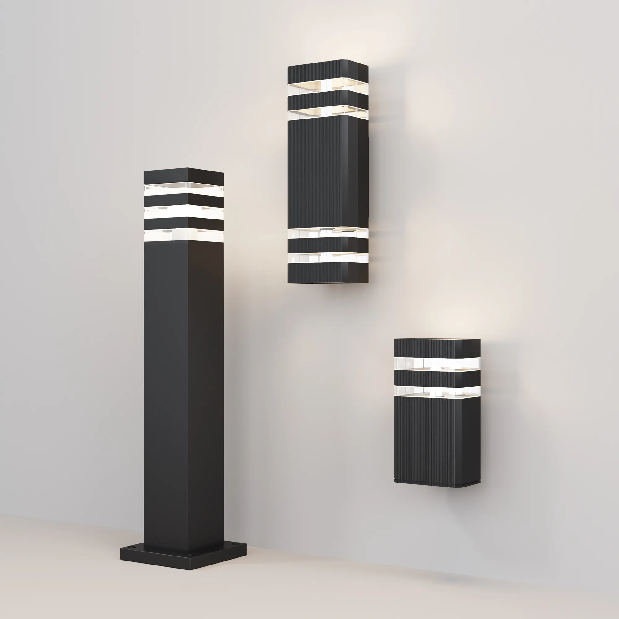 картинка Настенный светильник (бра) Outdoor O578WL-01B