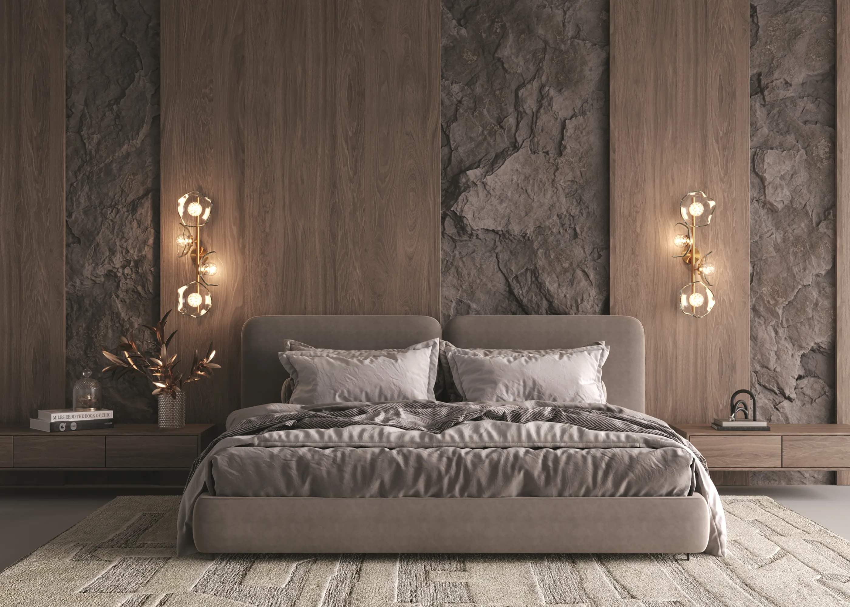 картинка Настенный светильник (бра) Maytoni MOD207WL-04BS