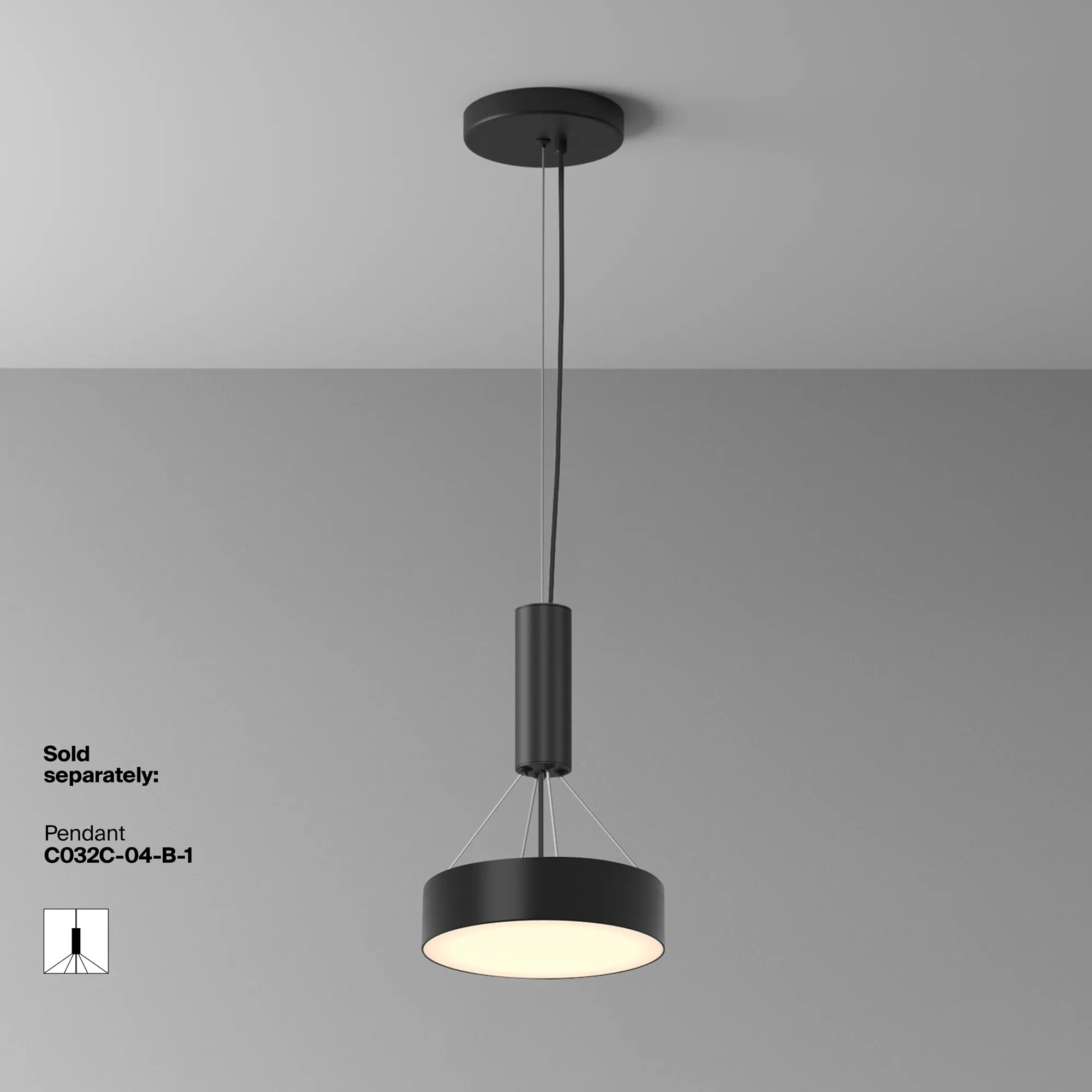 картинка Потолочный светильник Technical C032CL-24W3K-RD-B
