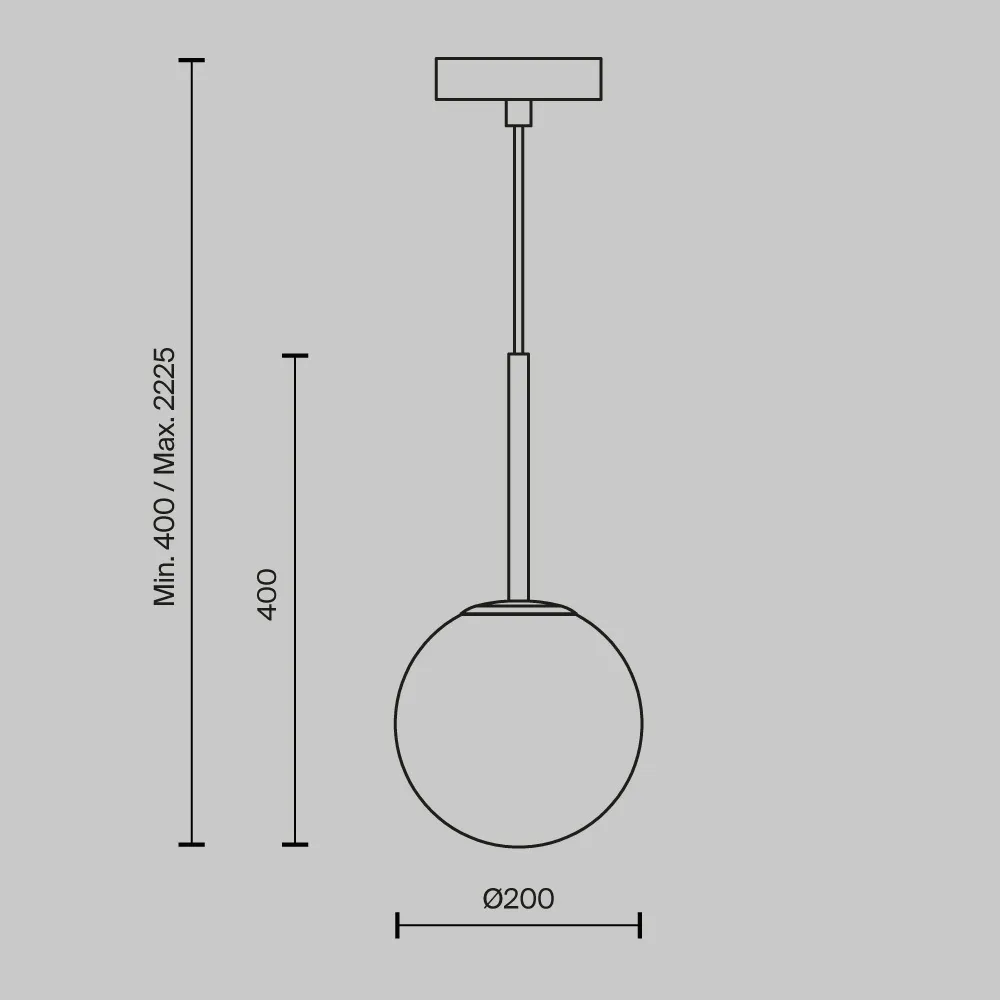картинка Подвесной светильник Maytoni MOD321PL-01B1
