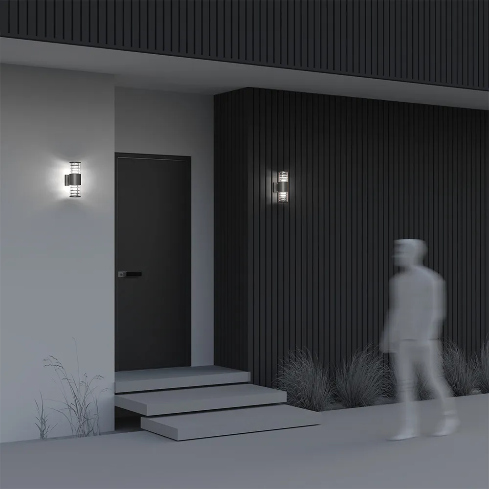 картинка Настенный светильник (бра) Outdoor O576WL-02GR