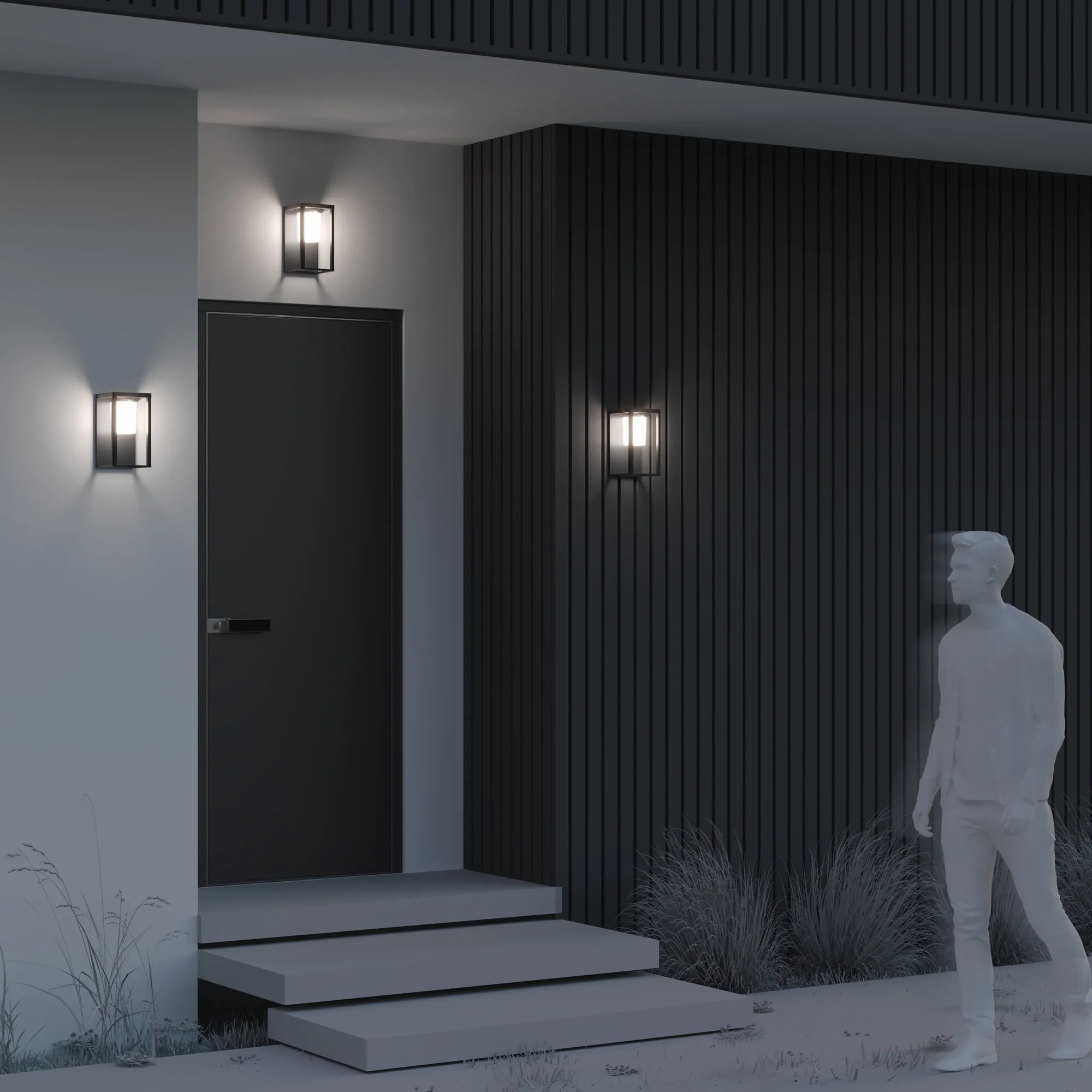 картинка Настенный светильник (бра) Outdoor OSL457WL-L2GF3K