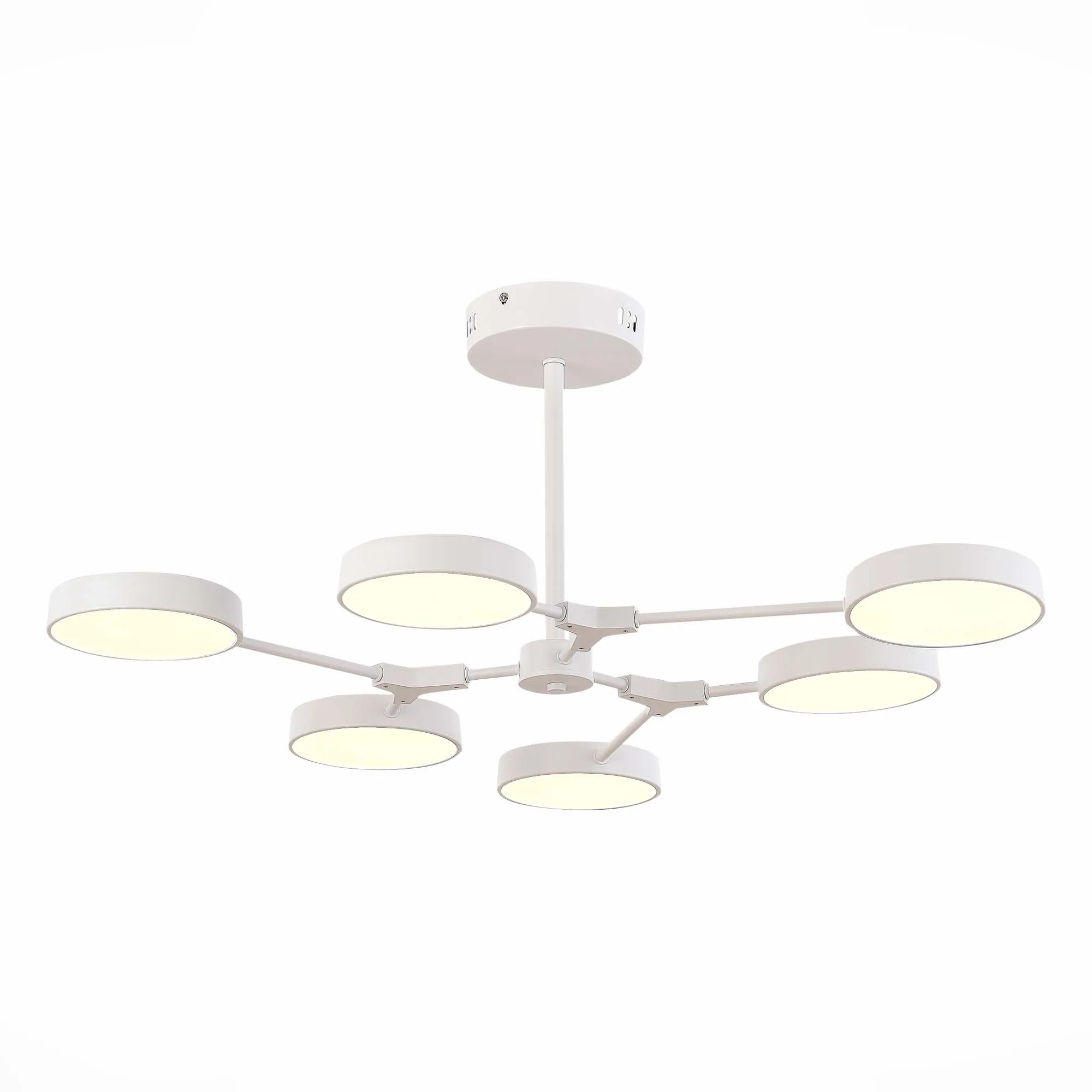 картинка SLE6003-502-06 Светильник потолочный Белый/Белый LED 6*10W