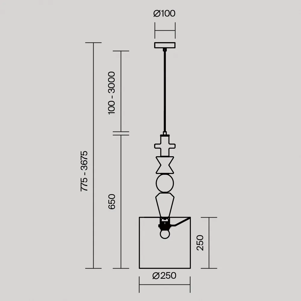 картинка Подвесной светильник Maytoni MOD298PL-01W1