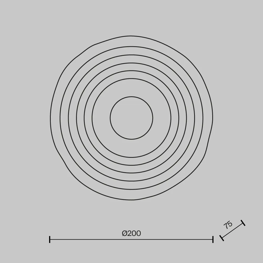 картинка Настенный светильник (бра) Maytoni MOD343WL-L5BS3K