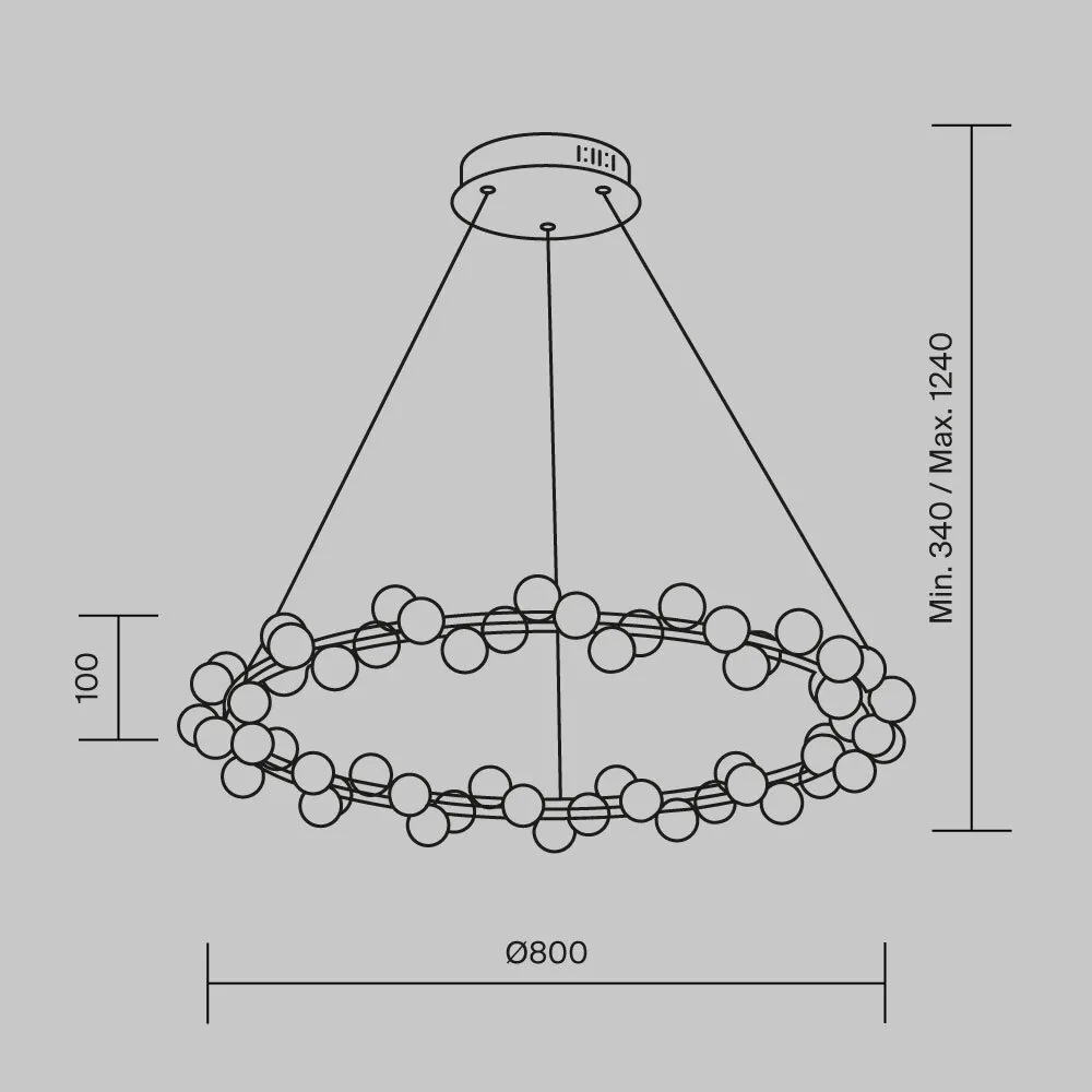 картинка Подвесной светильник Maytoni MOD081PL-L60G3K