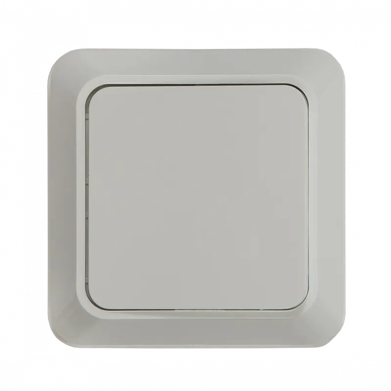 картинка Выключатель одноклавишный BOLLETO белый накладной 7021 IN HOME