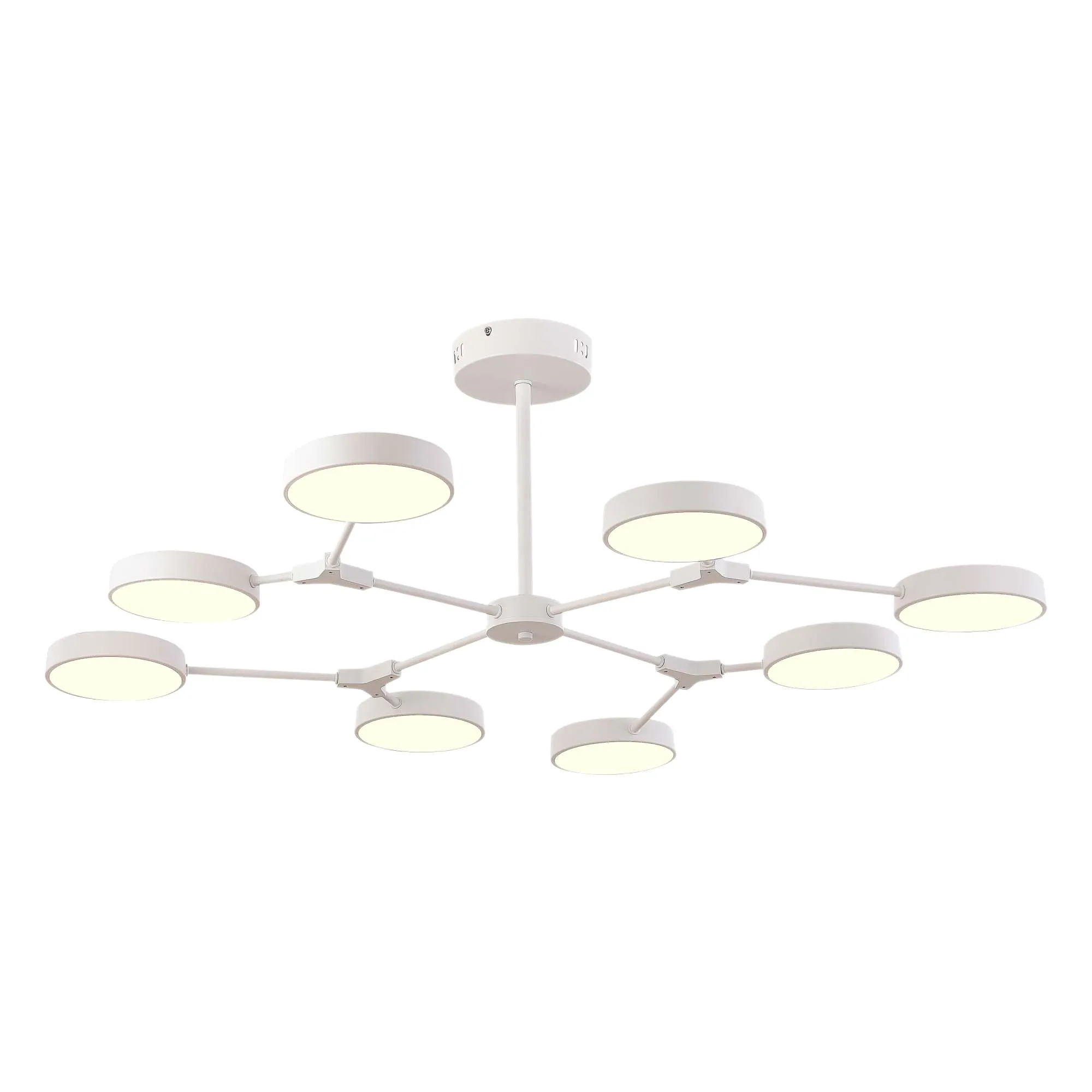 картинка SLE6003-502-08 Светильник потолочный Белый/Белый LED 8*10W