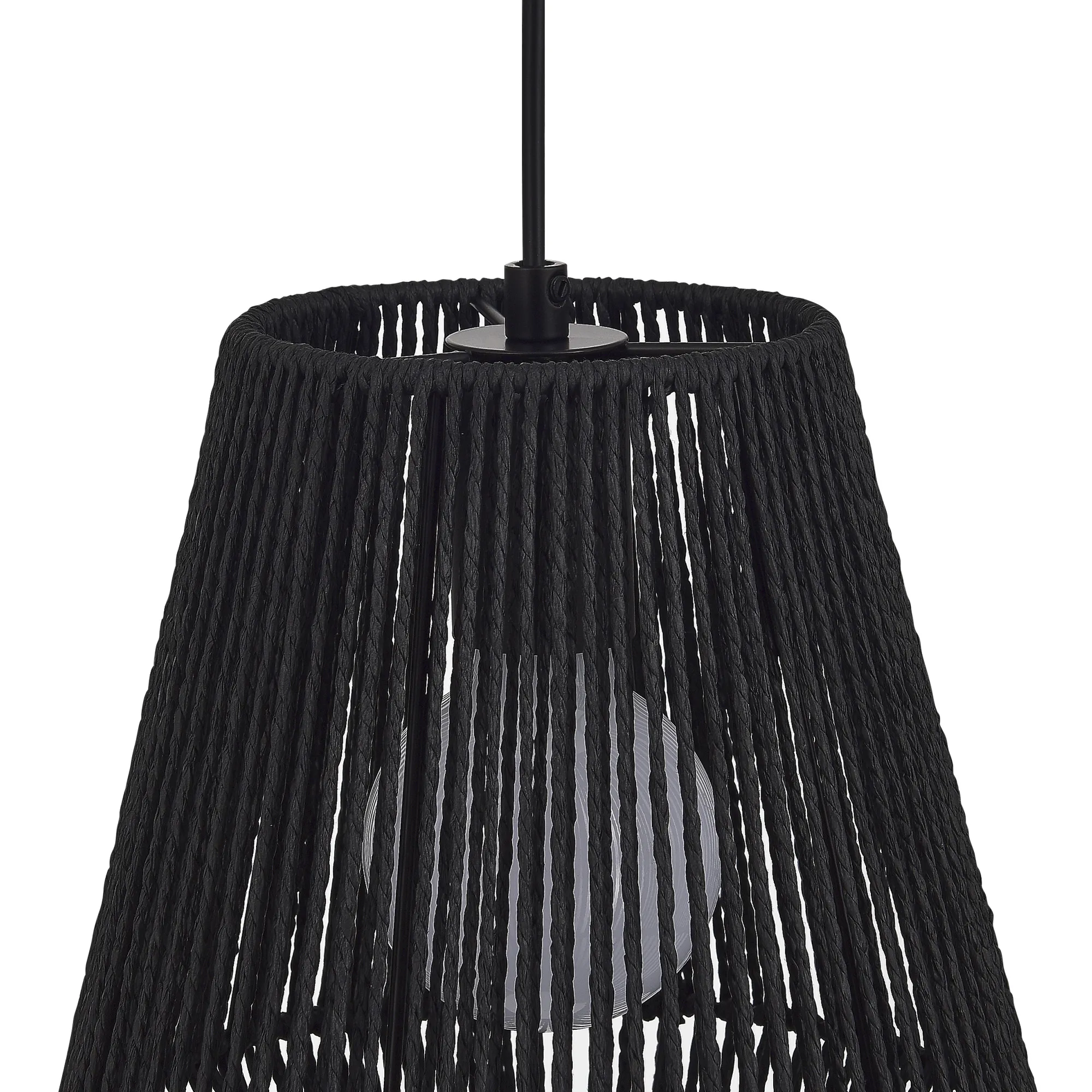 картинка SLE6025-413-01 Светильник подвесной черный/черный E27 1*40W