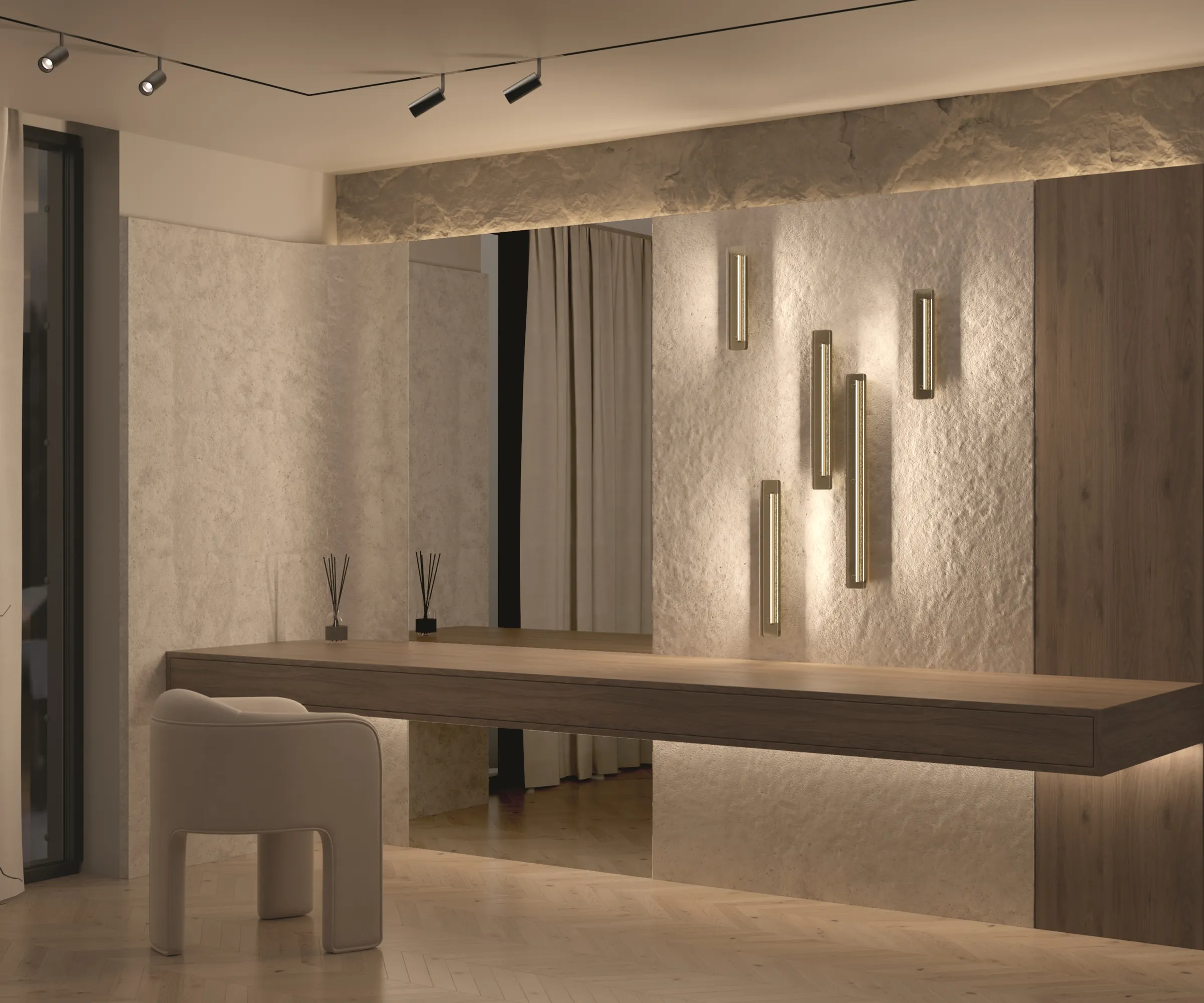 картинка Настенный светильник (бра) Maytoni P091WL-L7G3K