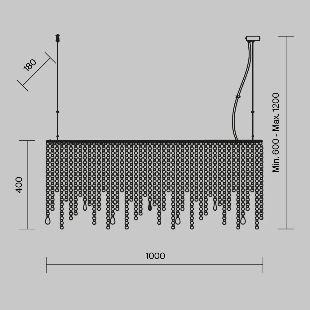 картинка Подвесной светильник Maytoni DIA002PL-05CH
