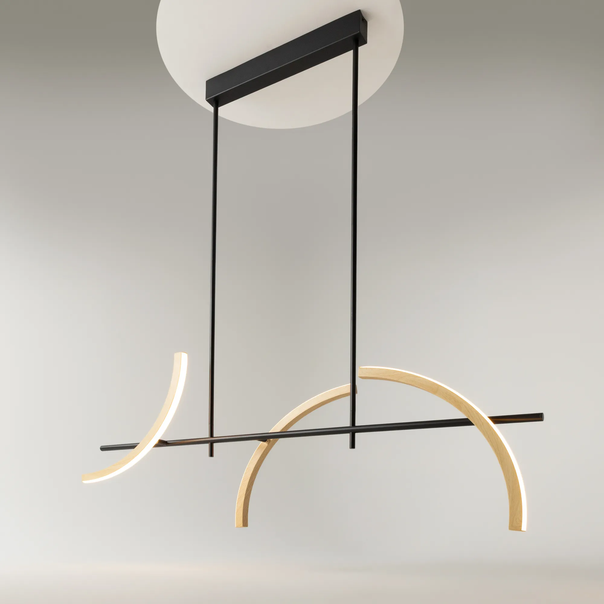 картинка Подвесной светильник Maytoni MOD428PL-L27BK