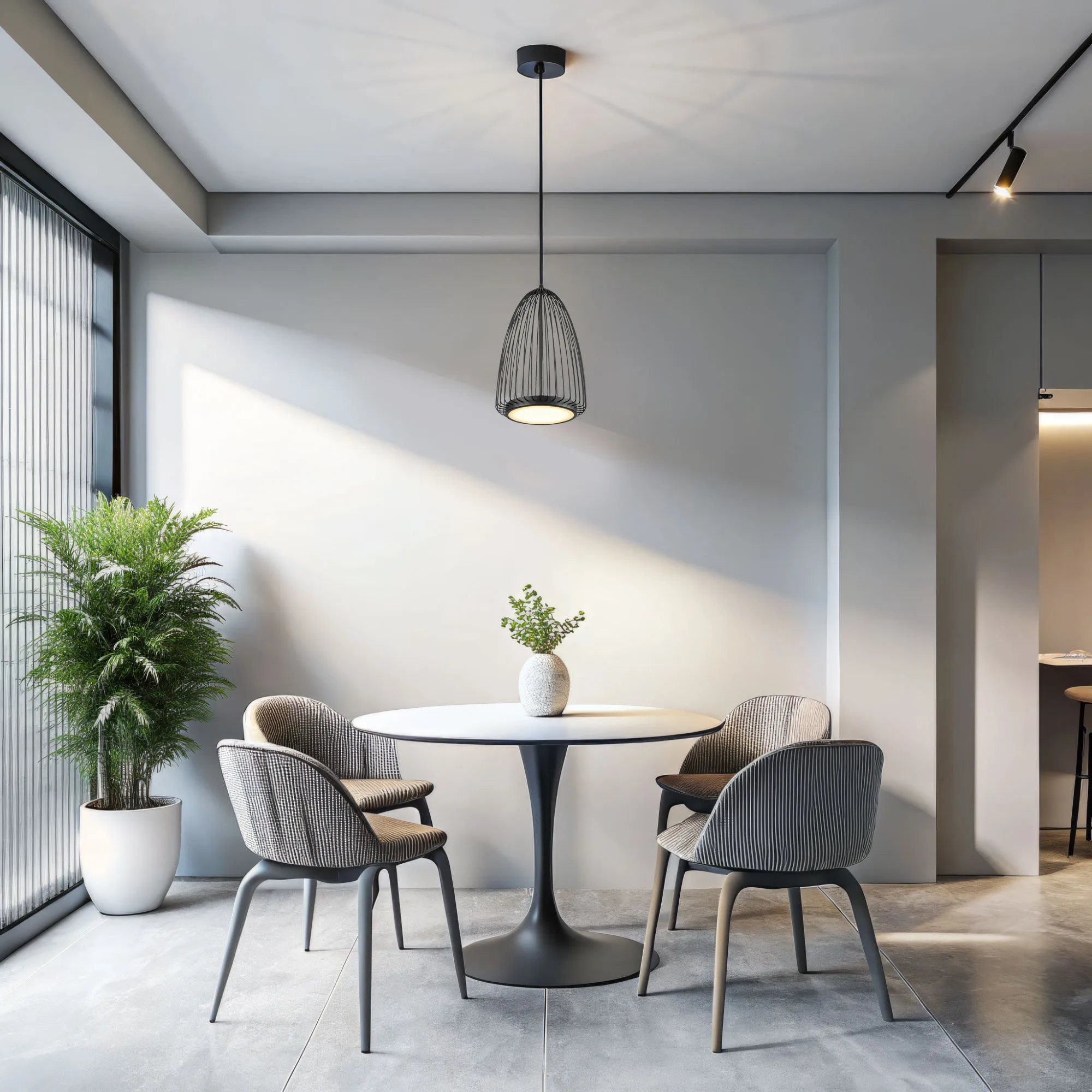 картинка Подвесной светодиодный светильник 40009/1 LED черный