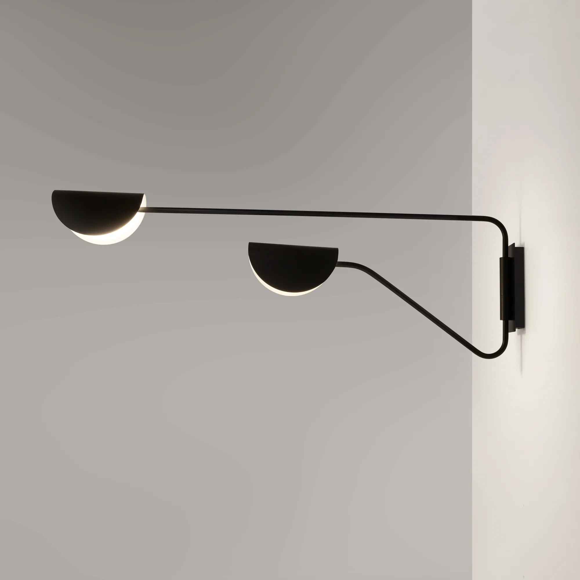 картинка Настенный светильник (бра) Maytoni MOD126WL-02B