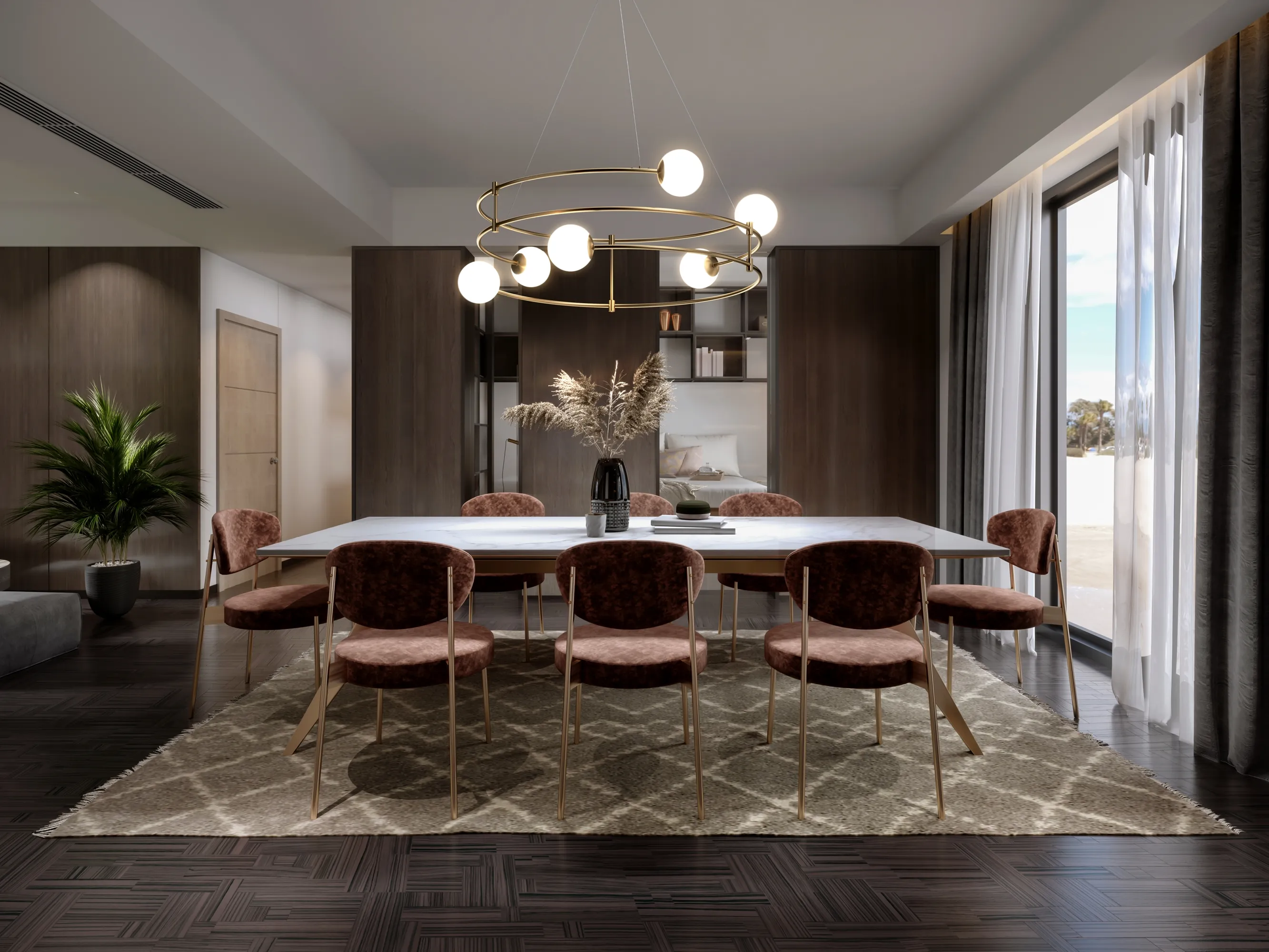 картинка Подвесной светильник Maytoni MOD317PL-06G