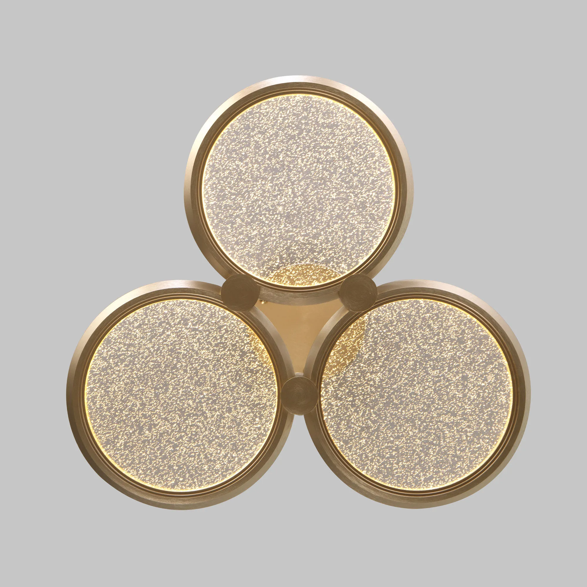 картинка Подвесной светодиодный светильник 90034/3 золото