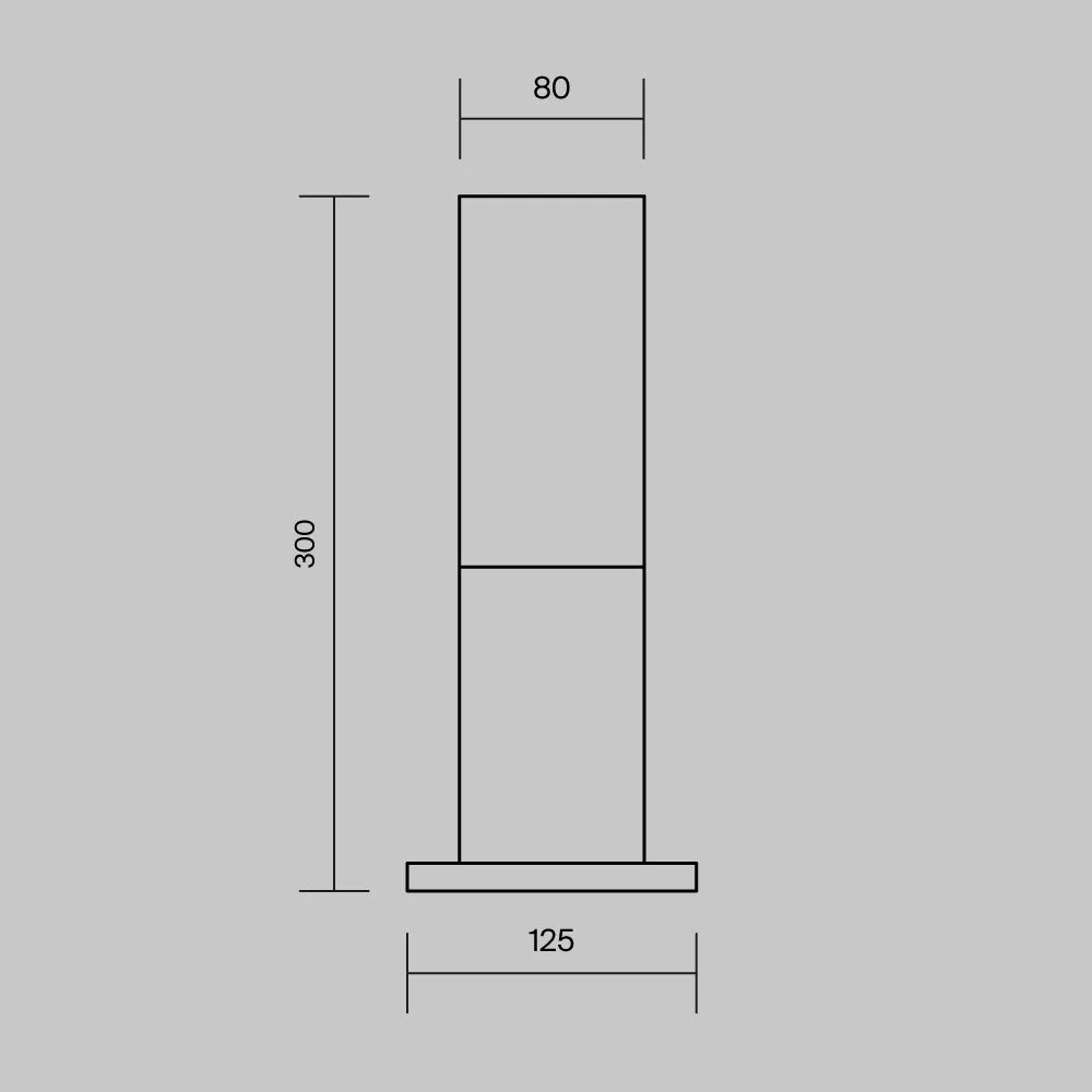 картинка Ландшафтный светильник Outdoor O418FL-01GR