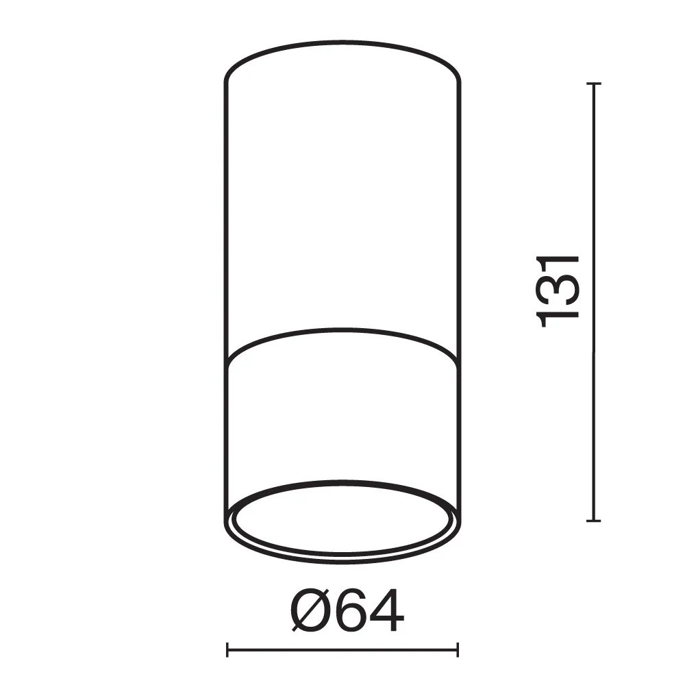 картинка Потолочный светильник Technical C007CW-01B