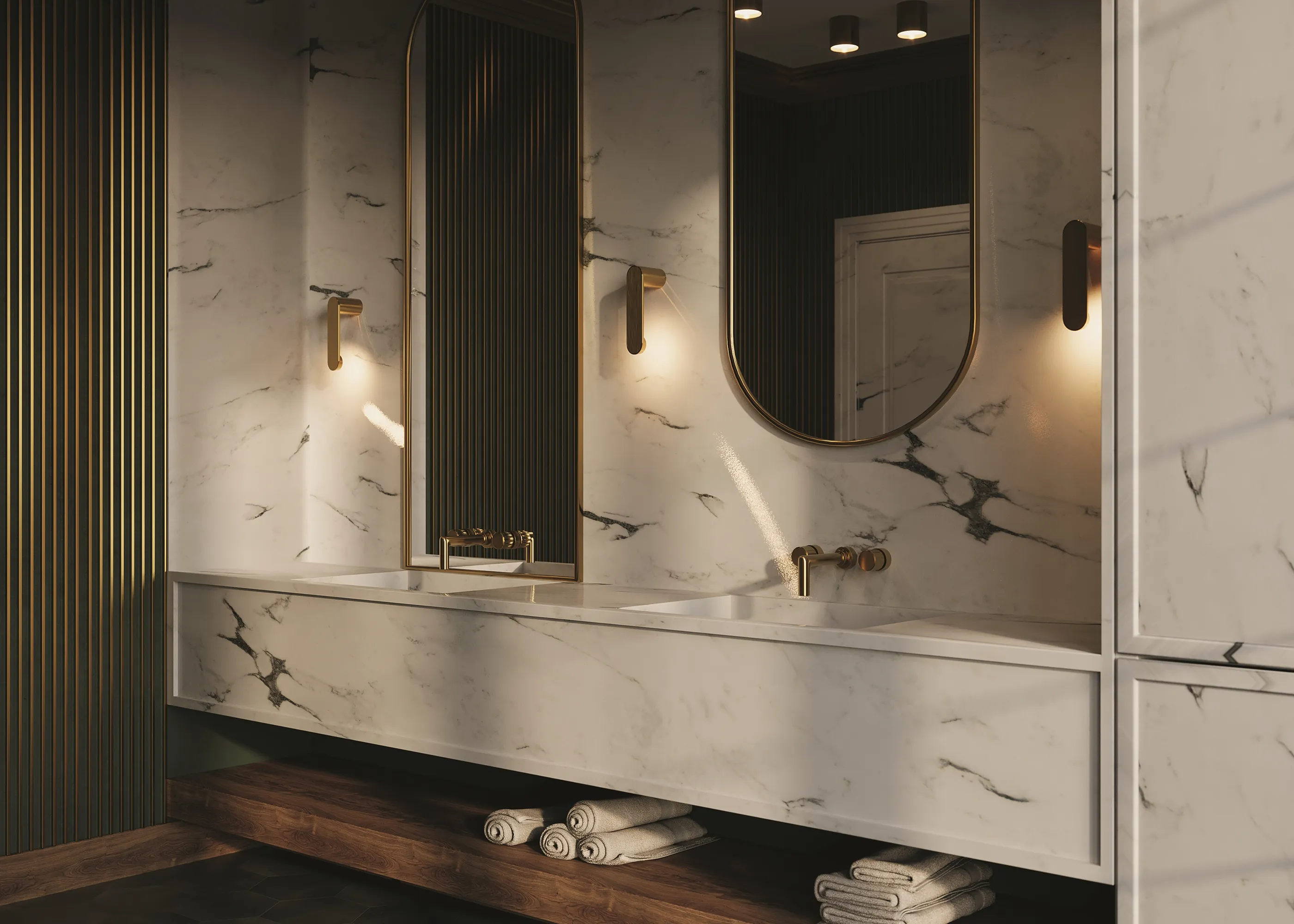 картинка Настенный светильник (бра) Maytoni MOD356WL-L4BS3K