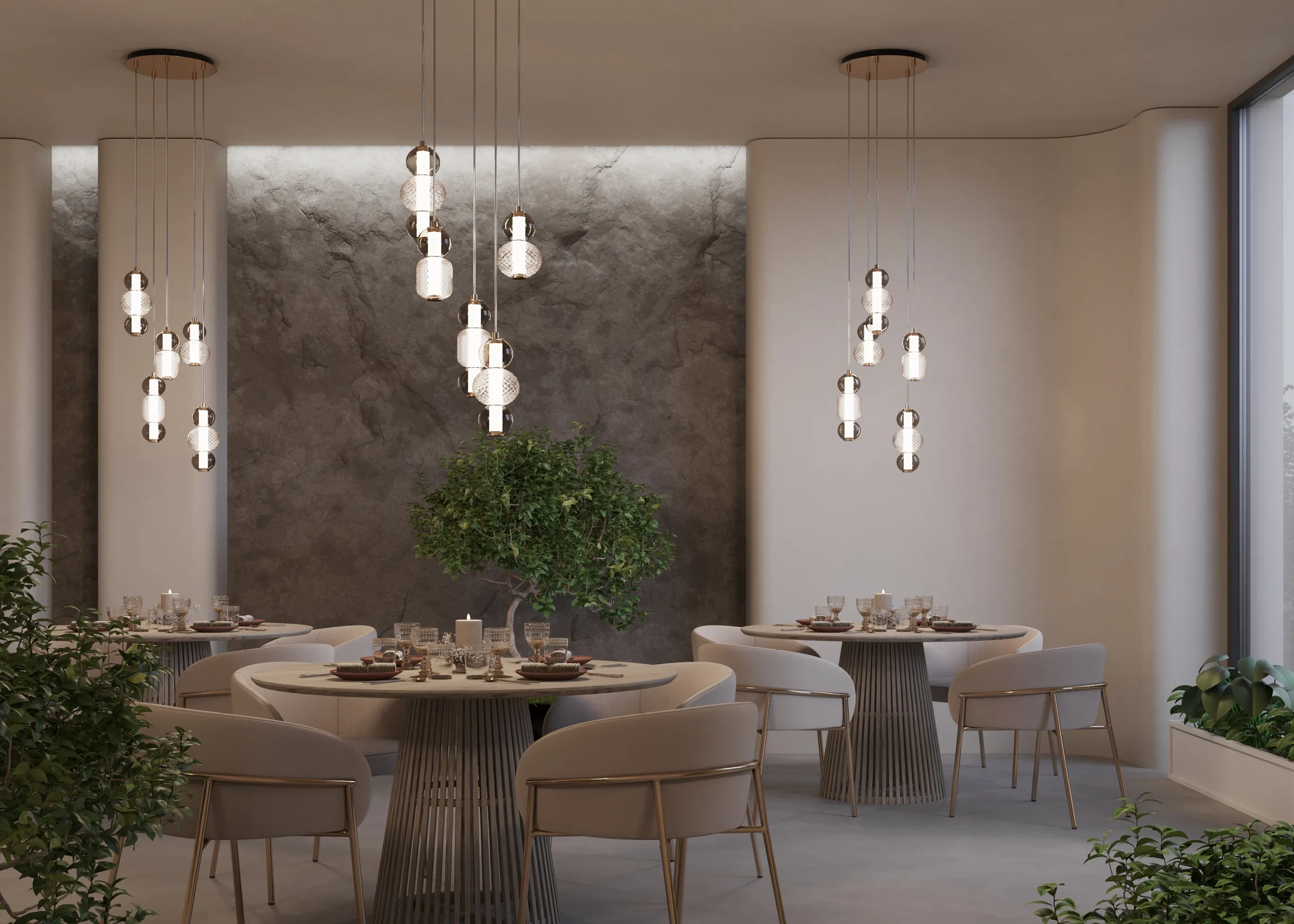 картинка Подвесной светильник Maytoni MOD273PL-L80CH3K