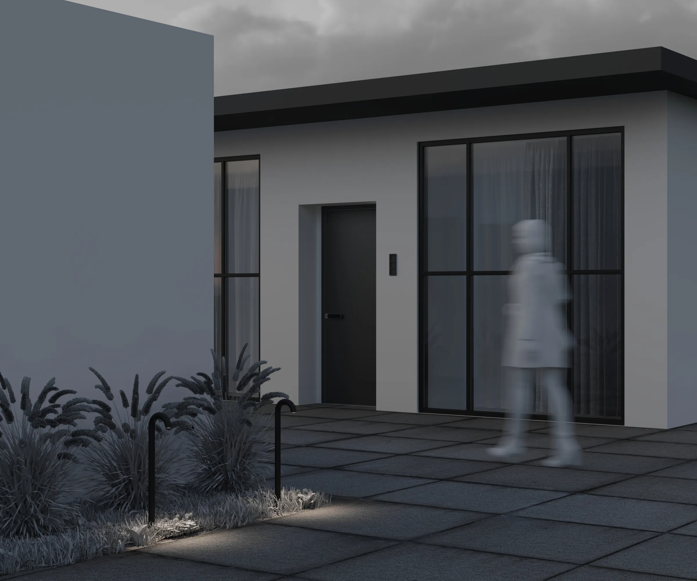 картинка Ландшафтный светильник Outdoor O476FL-L4GF3K