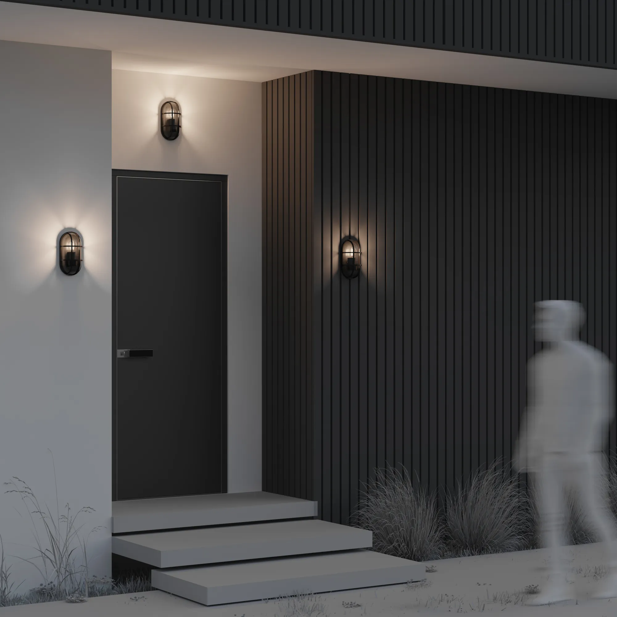 картинка Настенный светильник (бра) Outdoor O449WL-01GF1