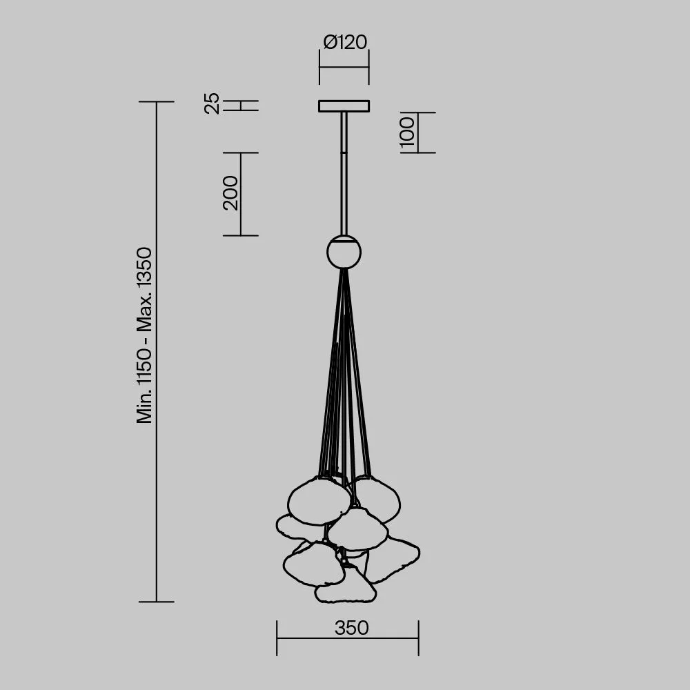 картинка Подвесной светильник Freya FR5488PL-10CH