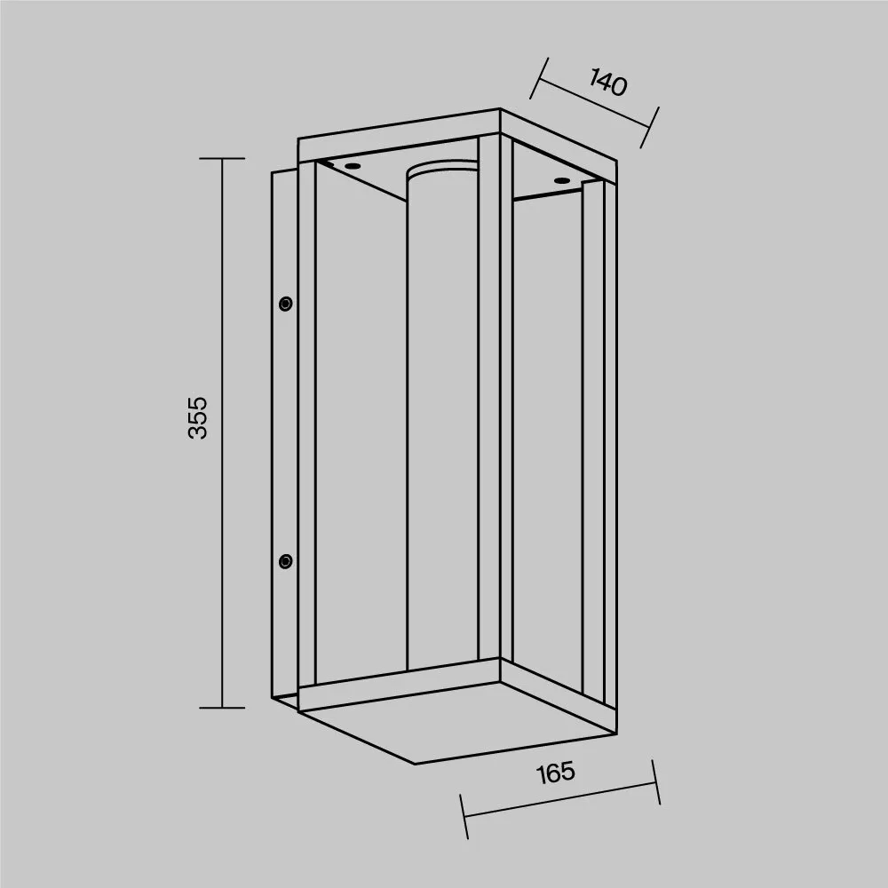 картинка Настенный светильник (бра) Outdoor O480WL-L12B3K